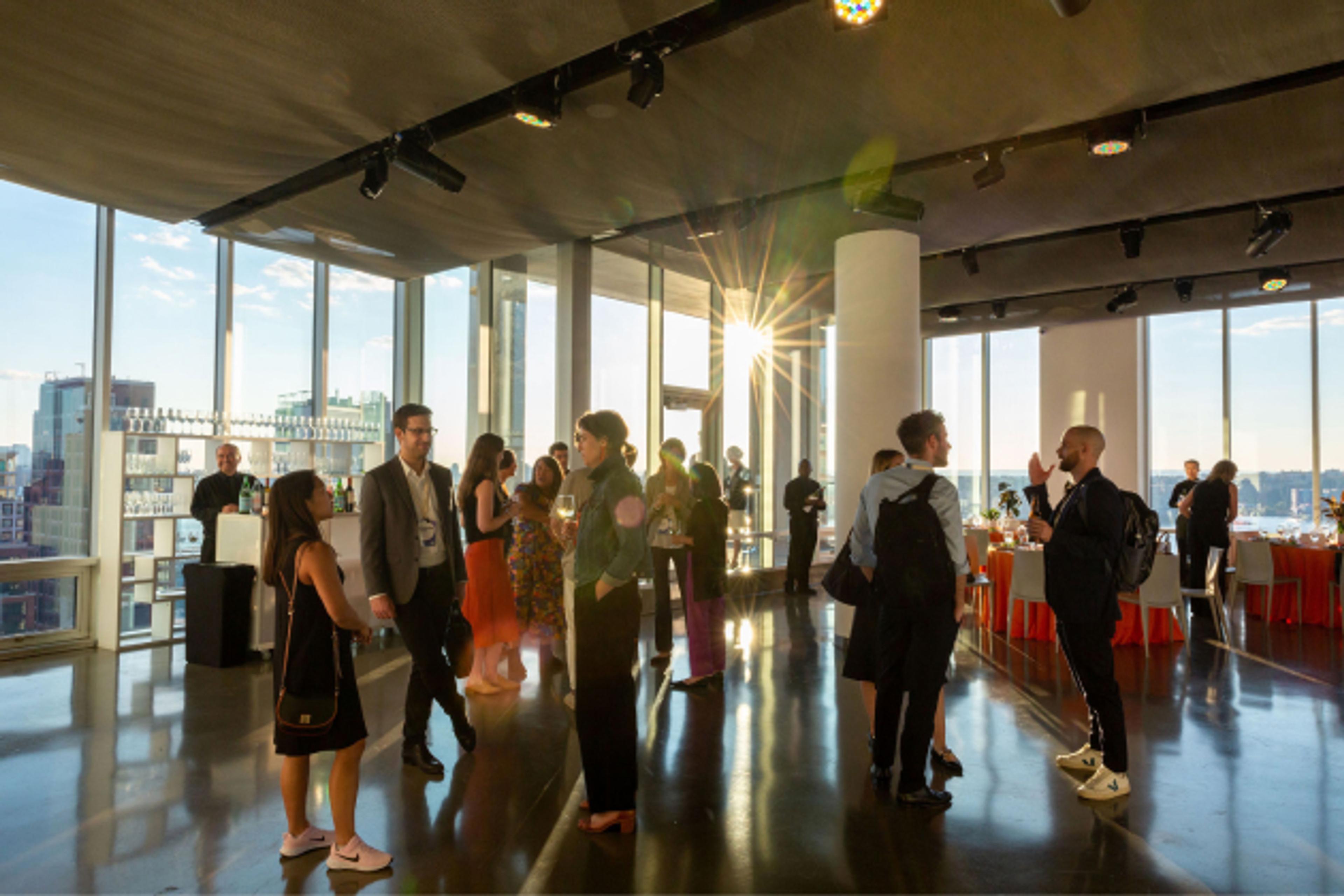 Climate week summit group gathering