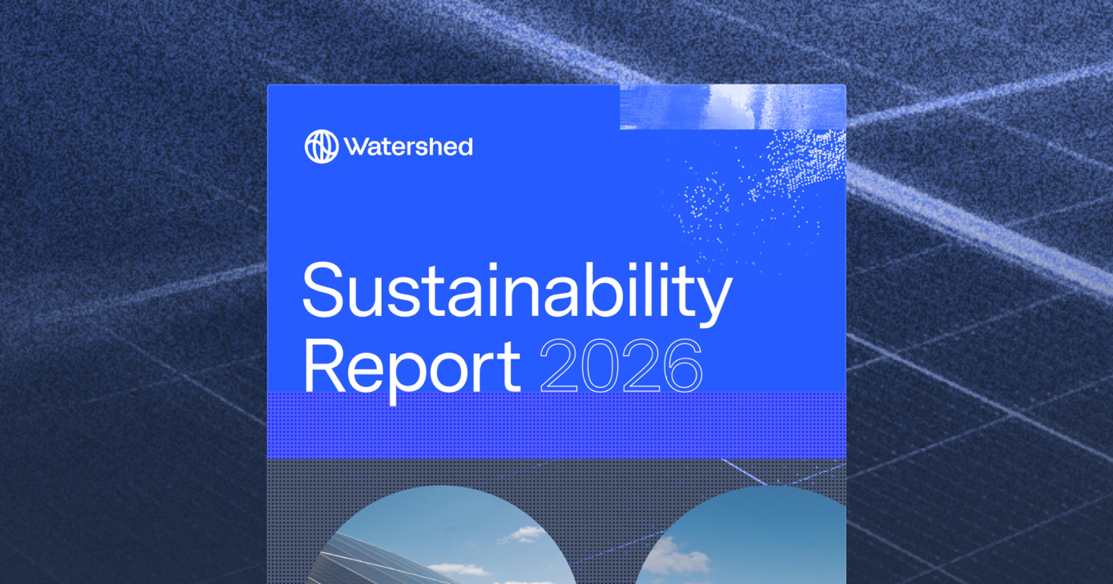 watershed 2026 sustainability report