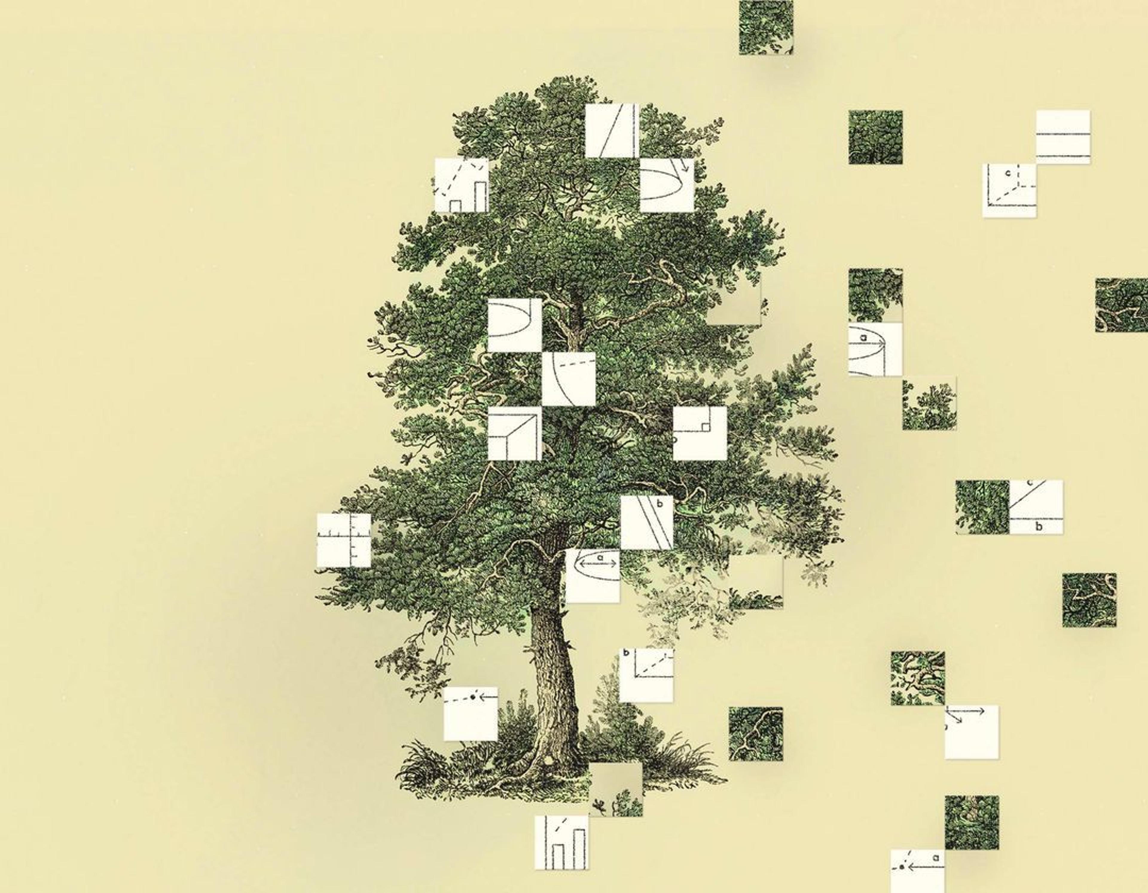 Abstract image of a tree