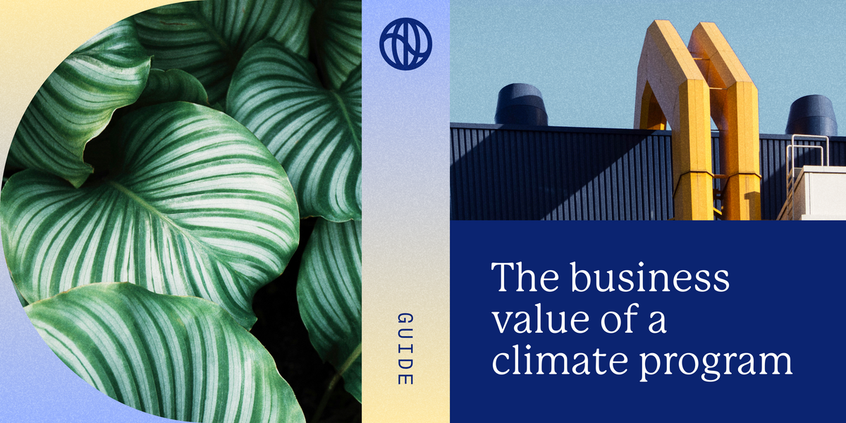 The business value of a climate program – Watershed