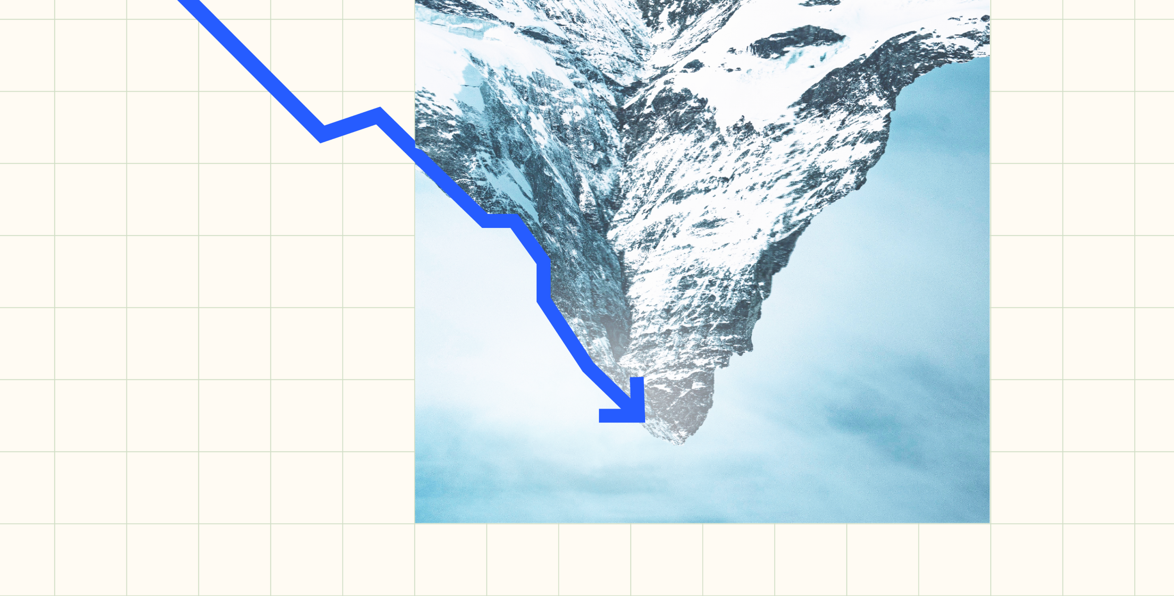 upside down mountain graph - how to build a high-impact climate program