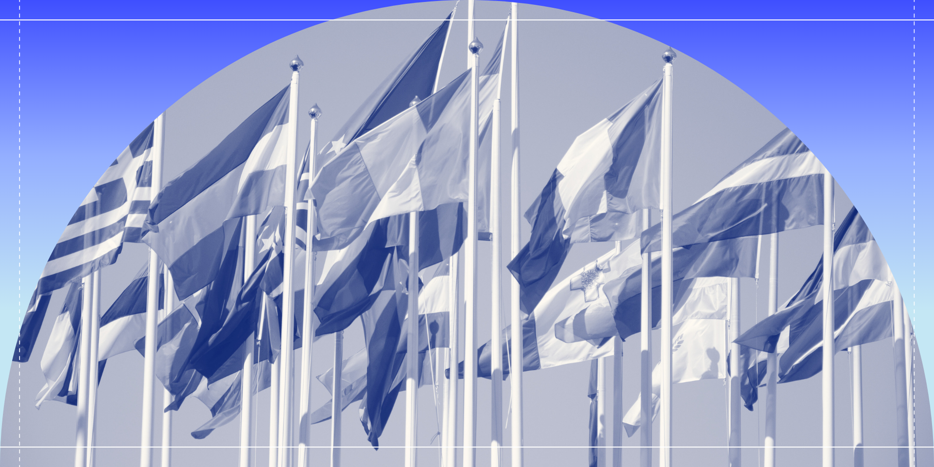 EU member state flags