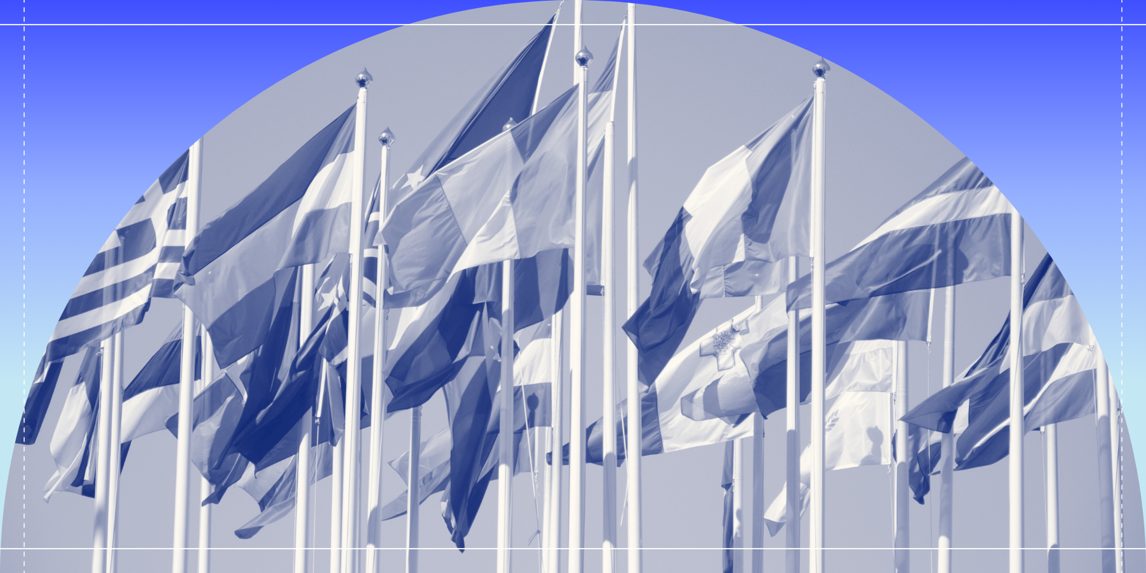 EU member state flags