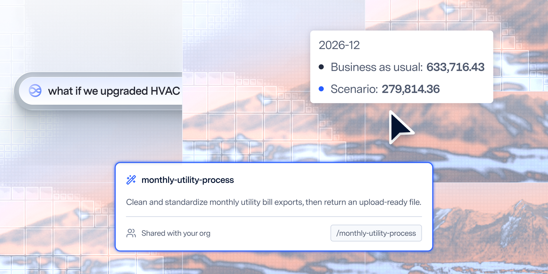 image showing Energy Management and AI agent features