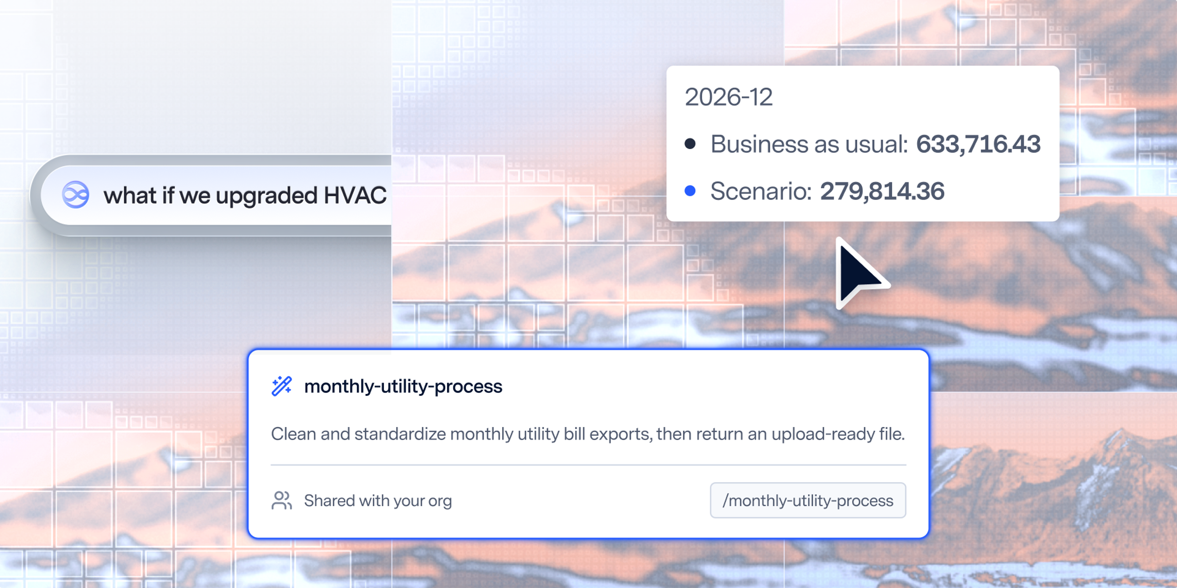 image showing Energy Management and AI agent features