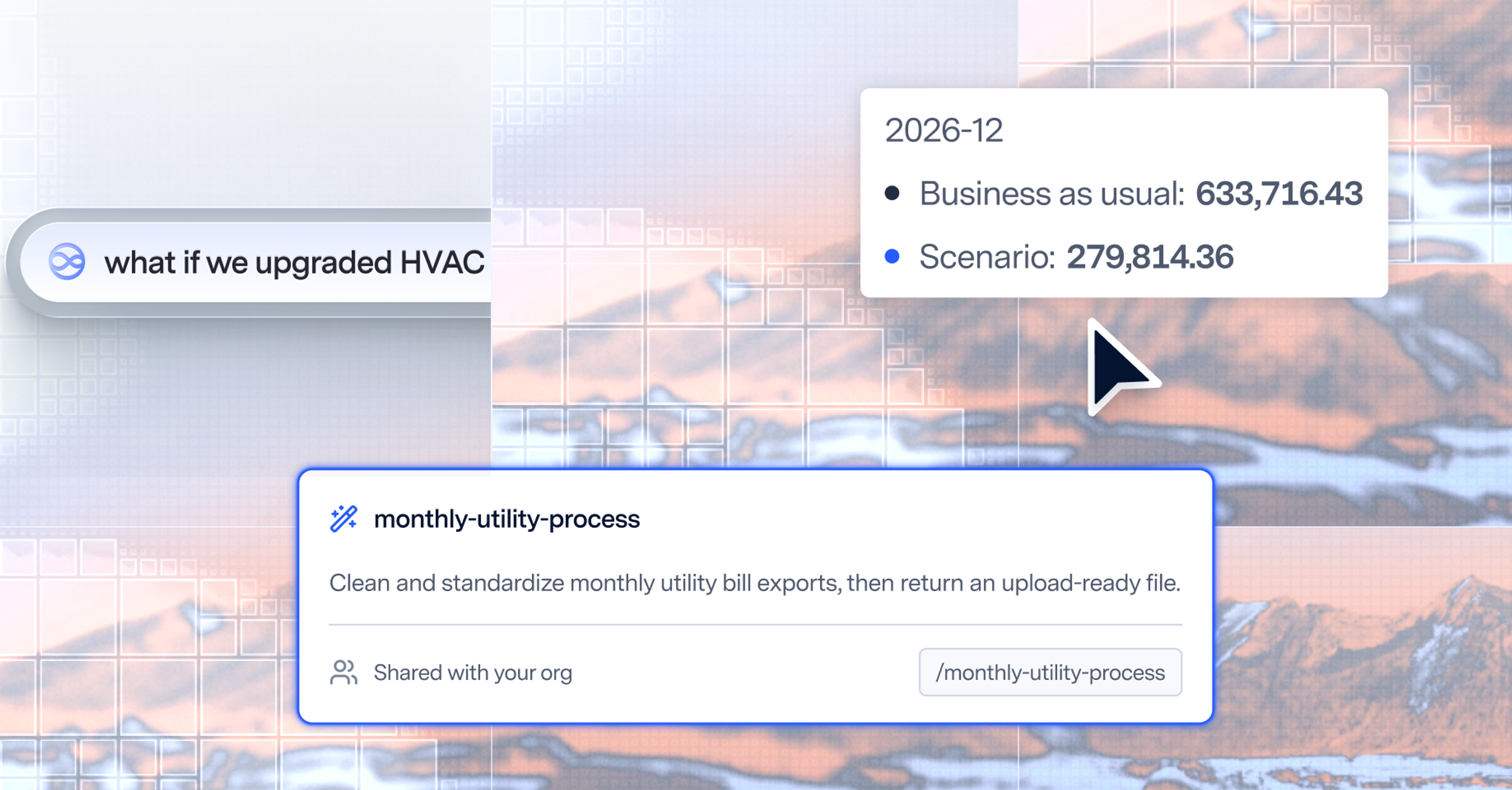 image showing Energy Management and AI agent features