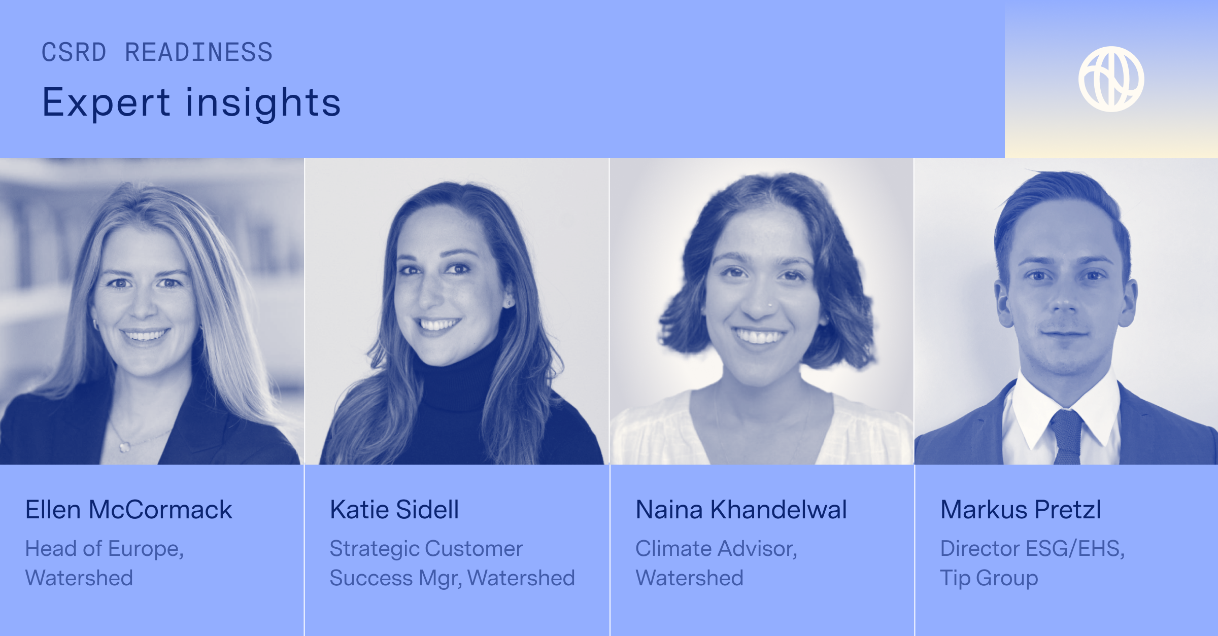 CSRD experts on how to build a team to complete CSRD reporting