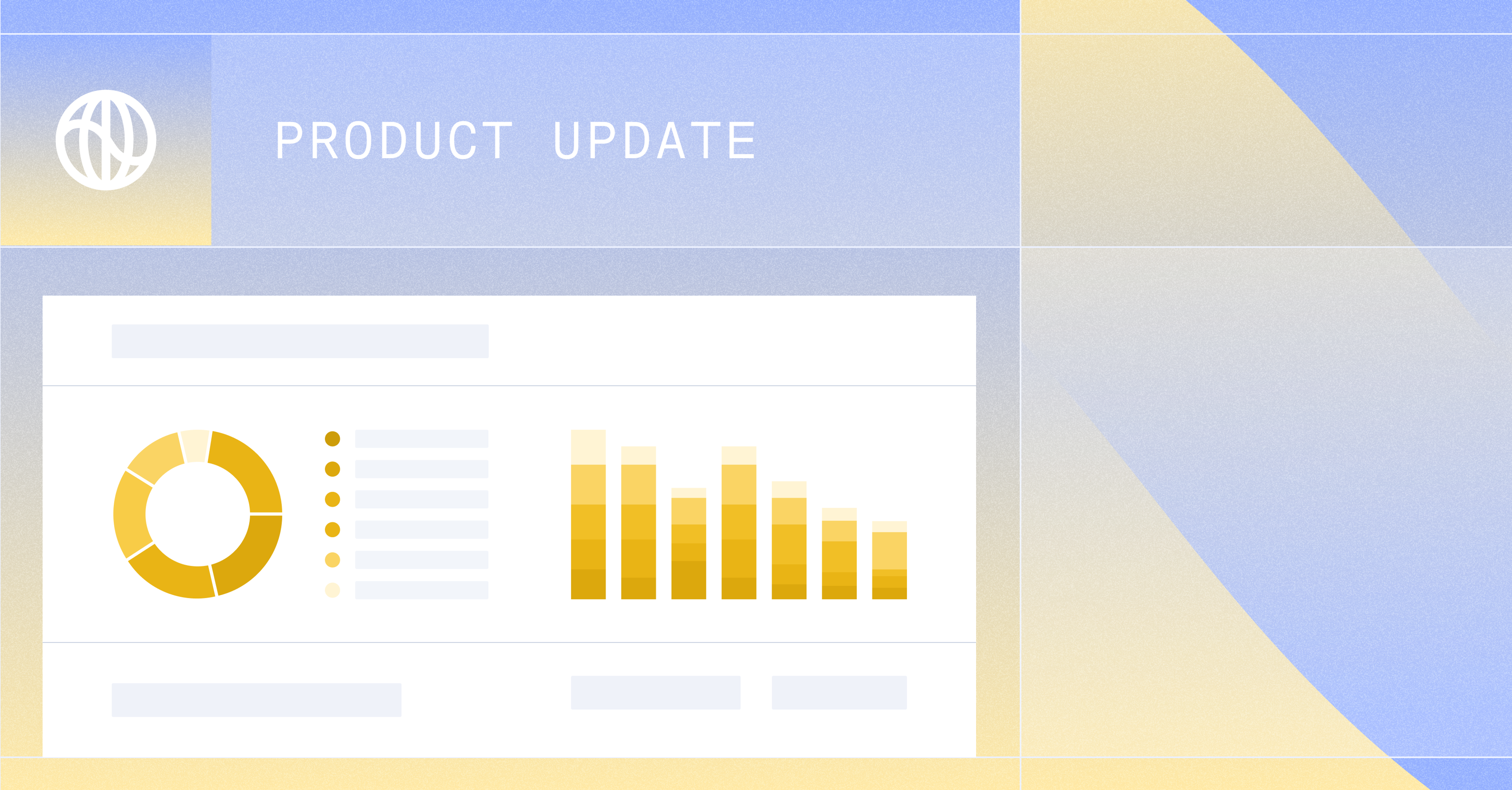 designed image showing watershed logo with product update text