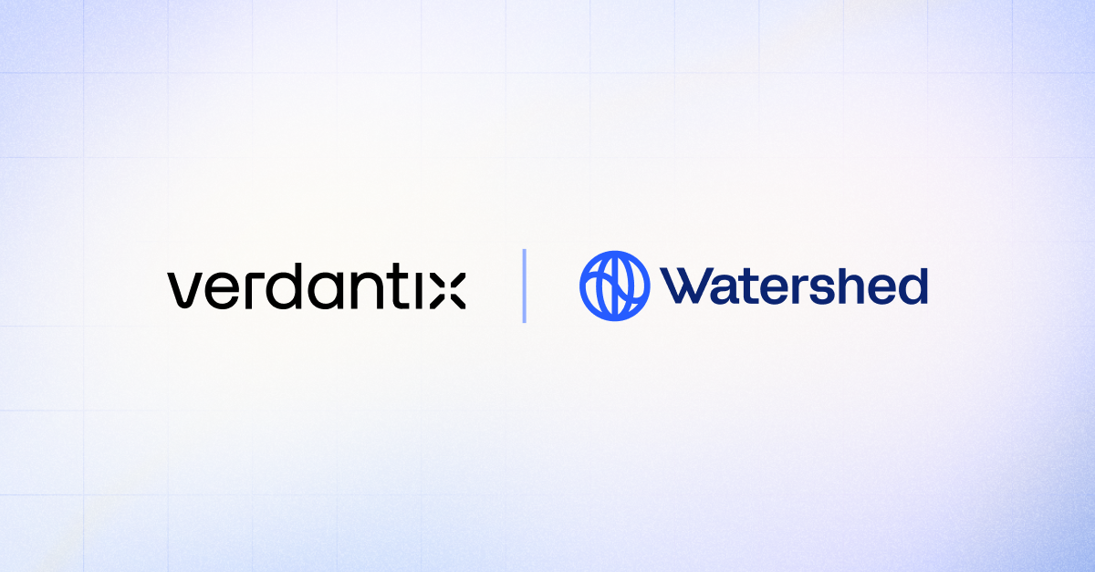 Verdantix and Watershed logos
