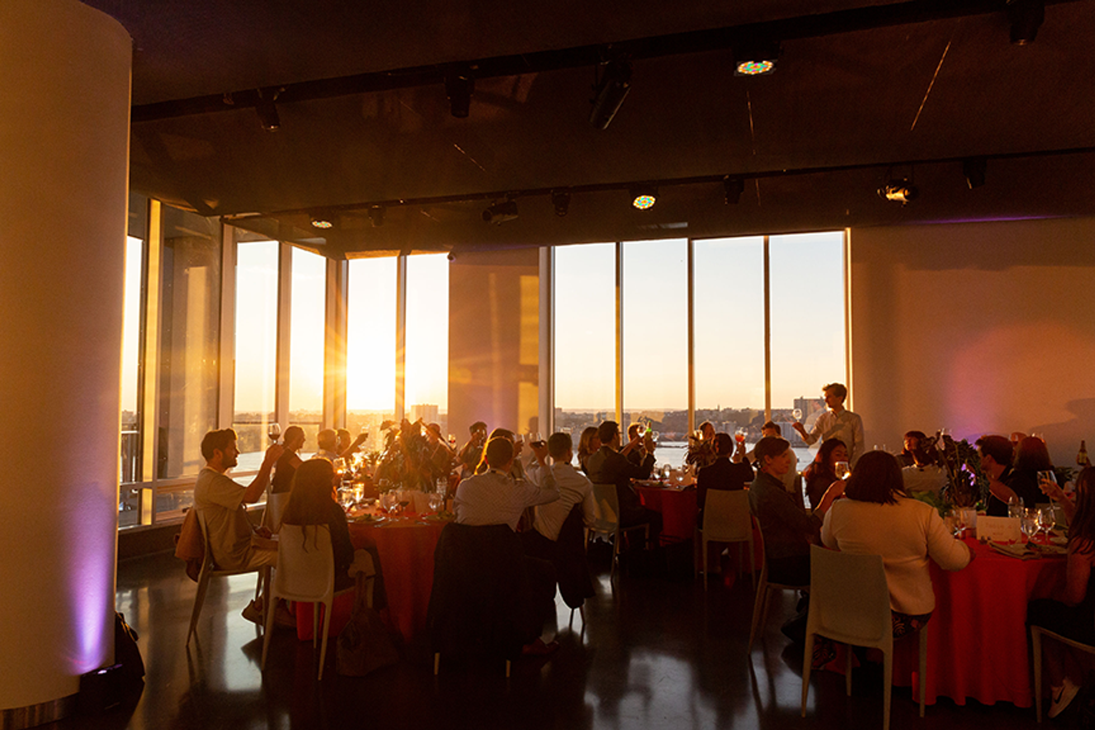 Sunset toast