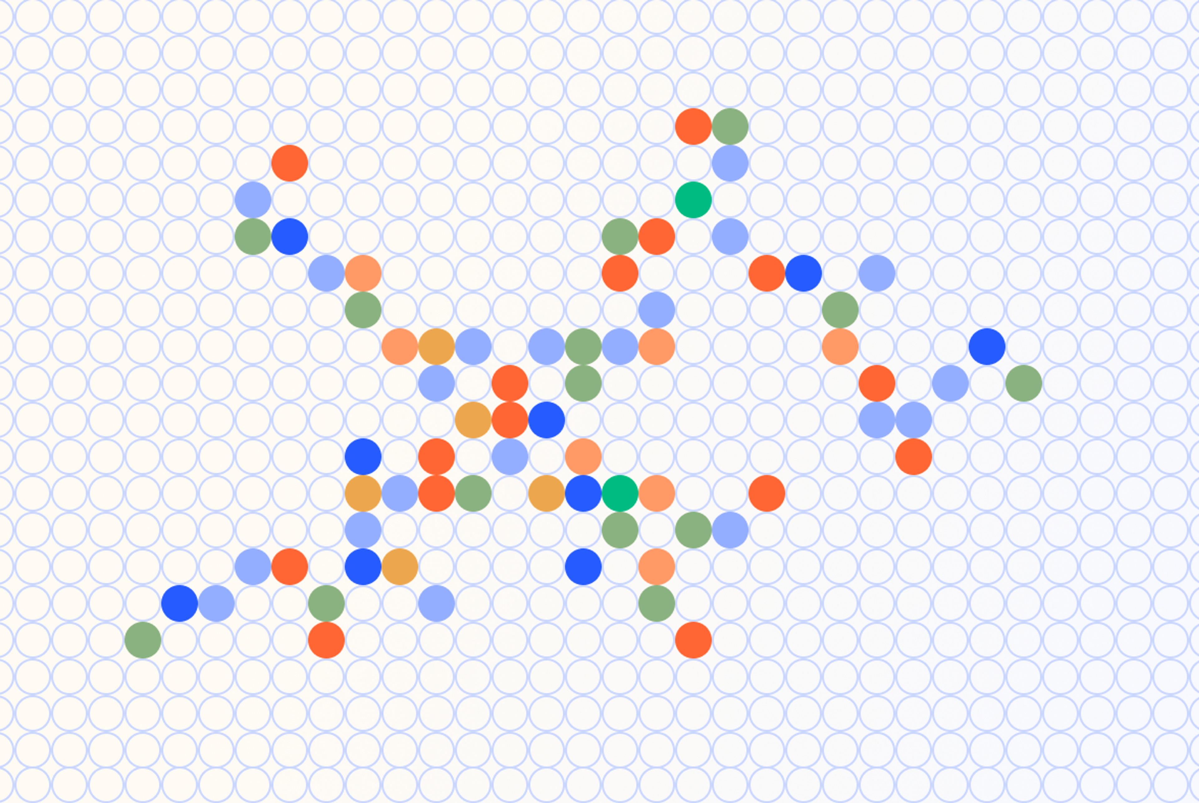 Abstract illustration of a network