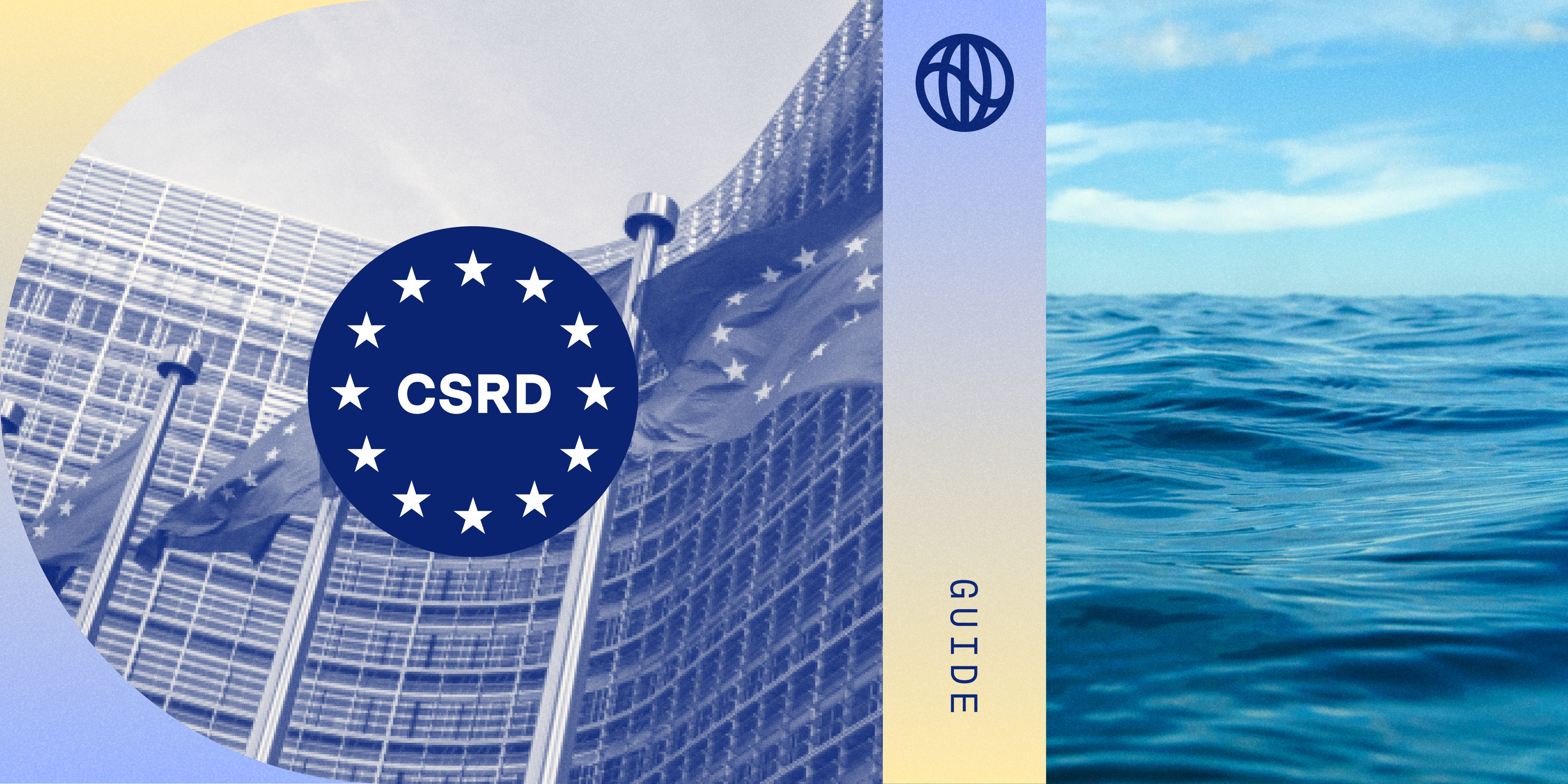 Natural imagery with the CSRD logo