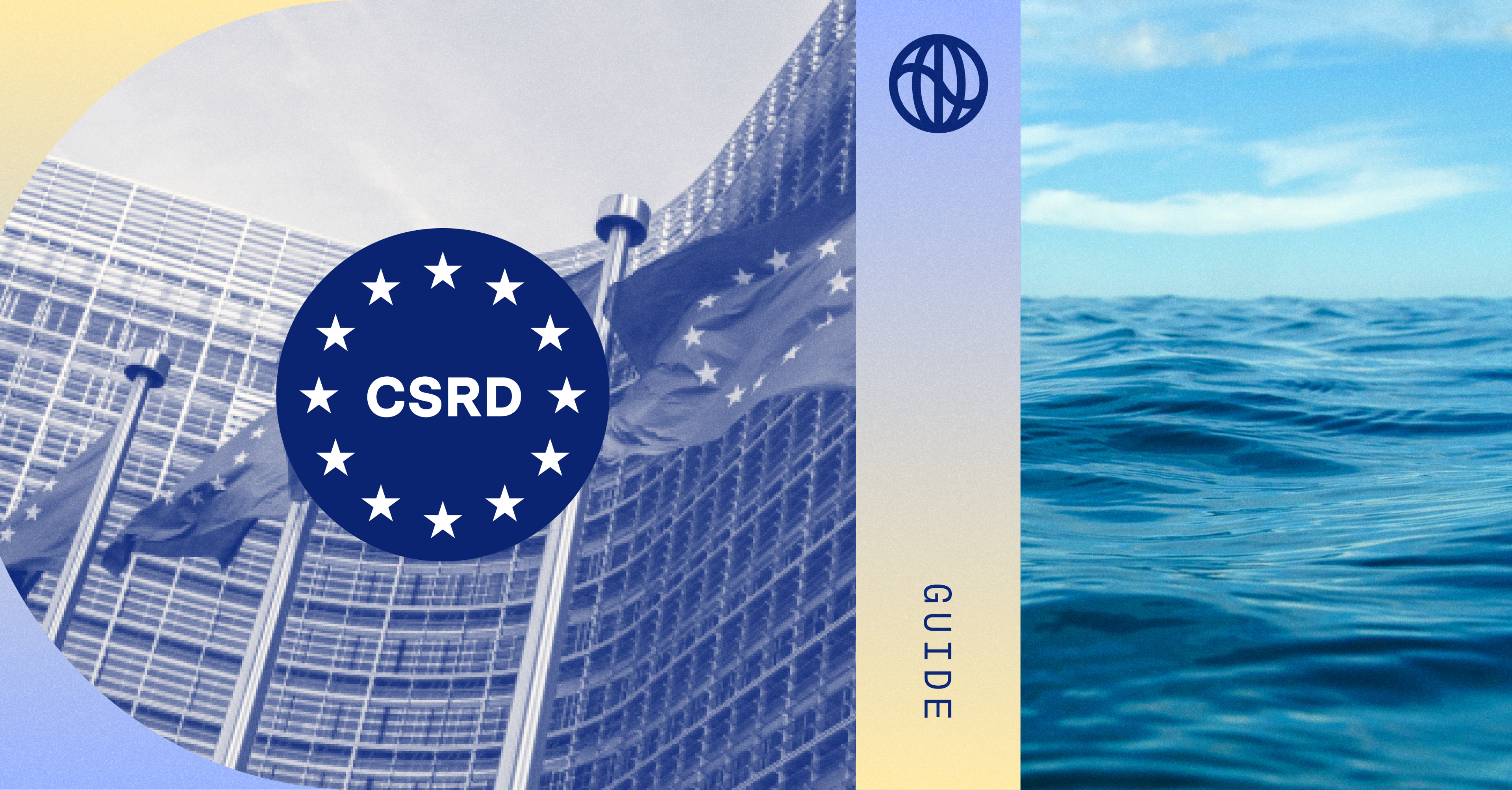 Natural imagery with the CSRD logo