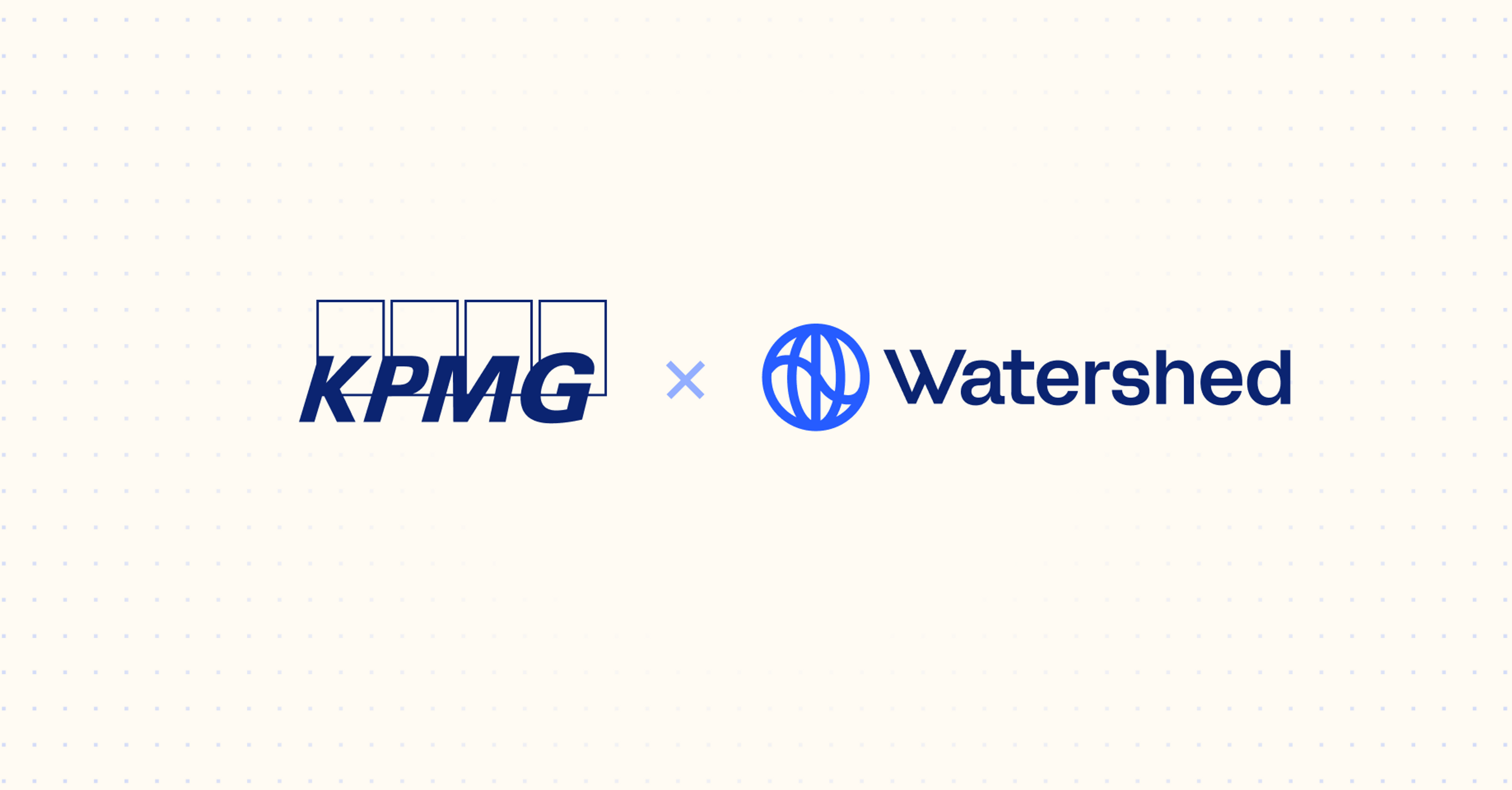 Watershed is partnering with KPMG