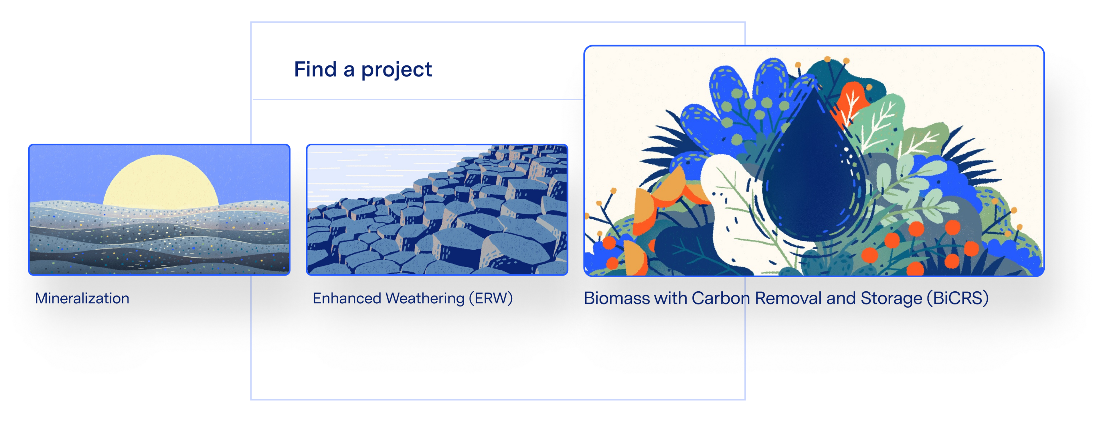 Long term sustainability strategies: Biomass with Carbon Removal and Storage, Mineralization, Enhanced Weathering