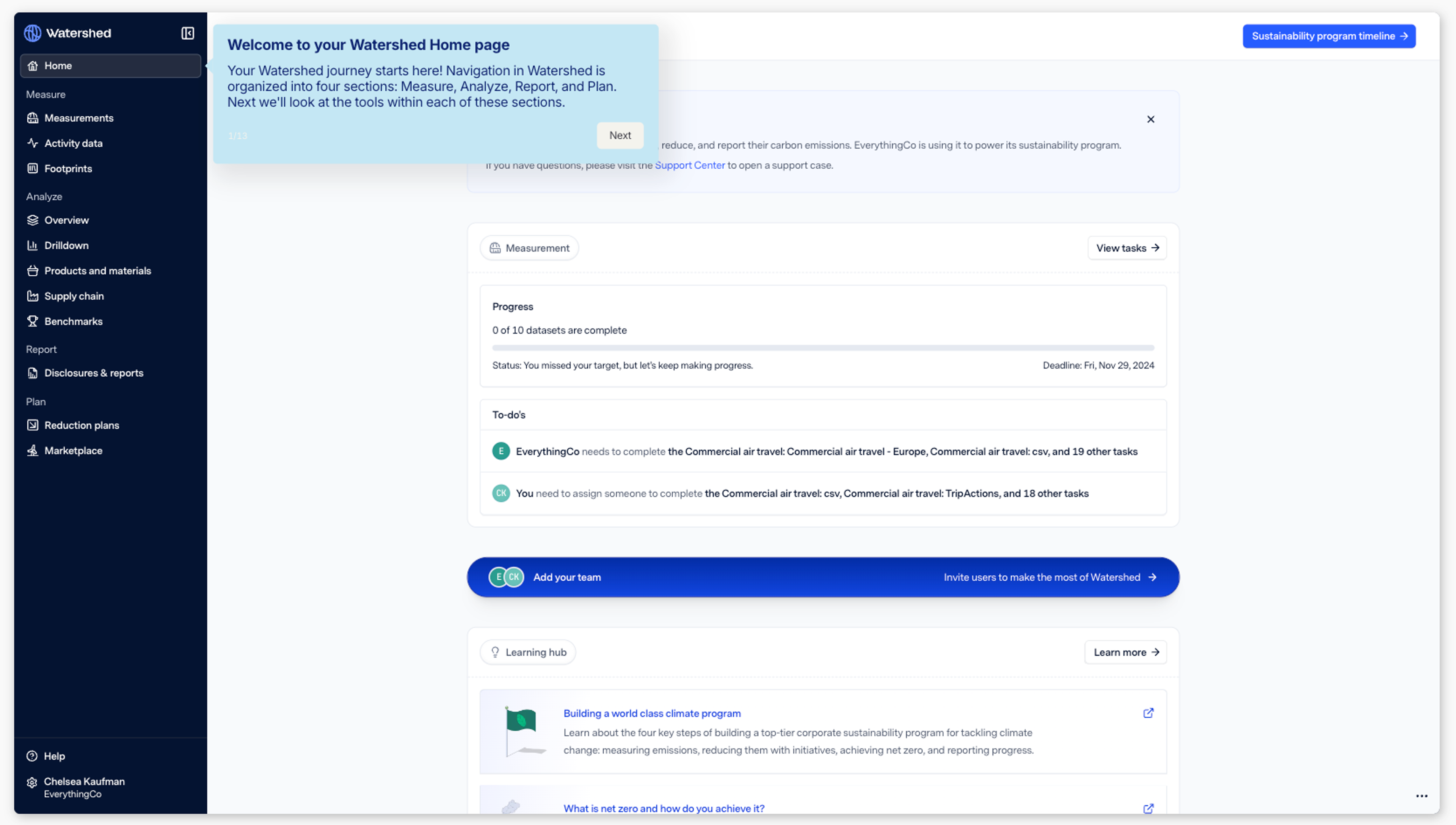 Watershed Platform UI