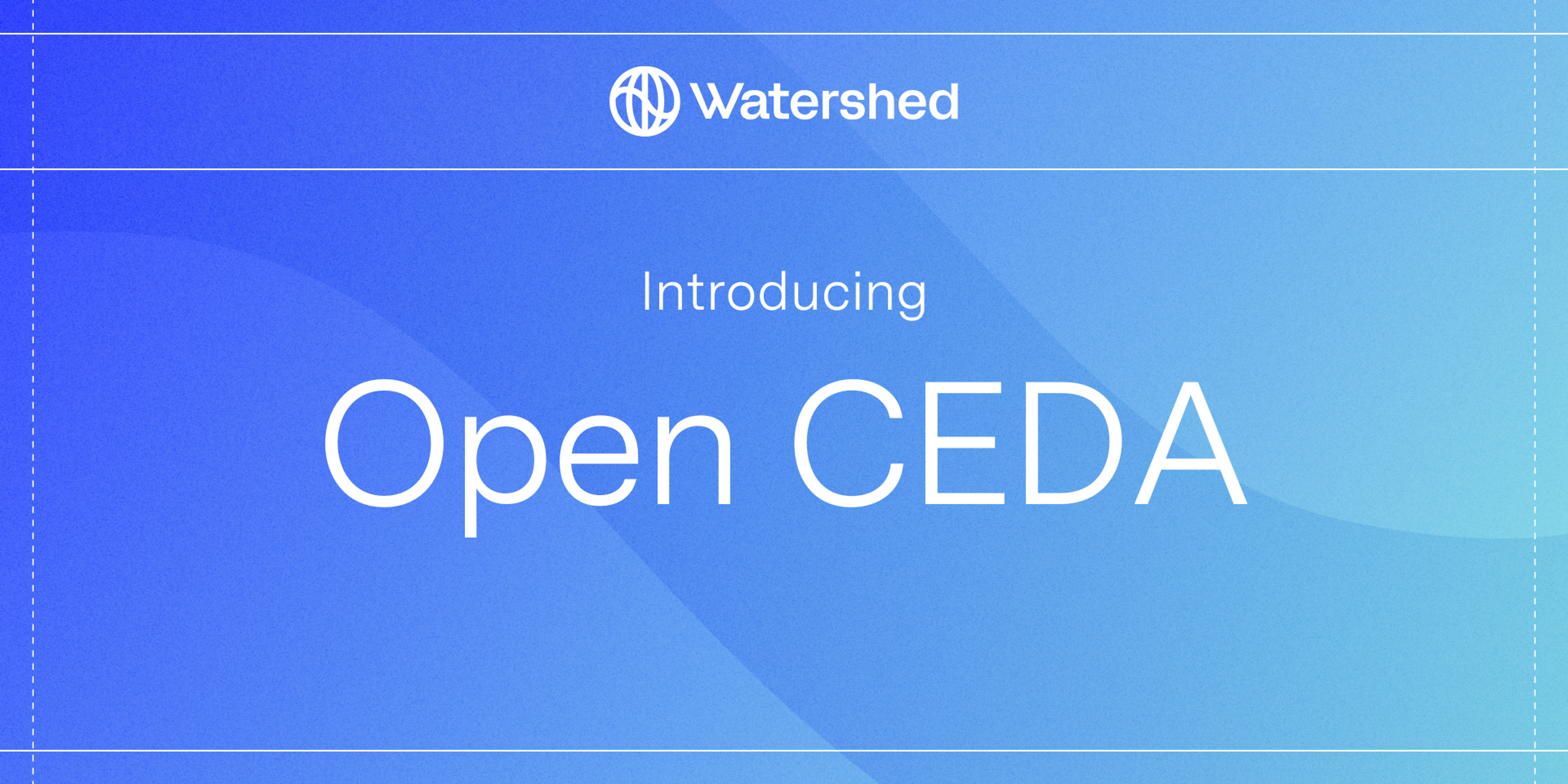 Blog header is blue and says "Introducing Open CEDA"