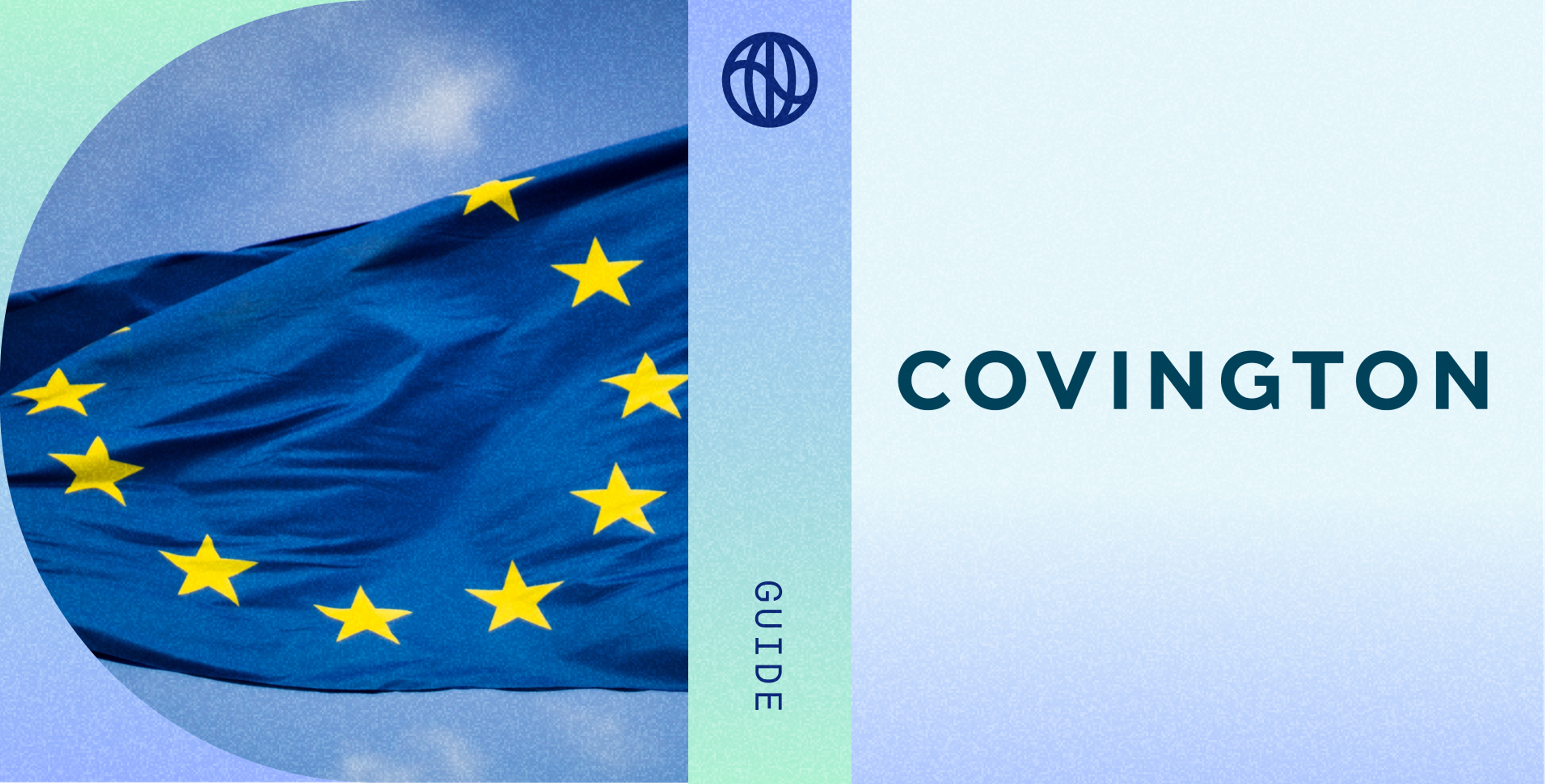 EU Flag plus Covington logo