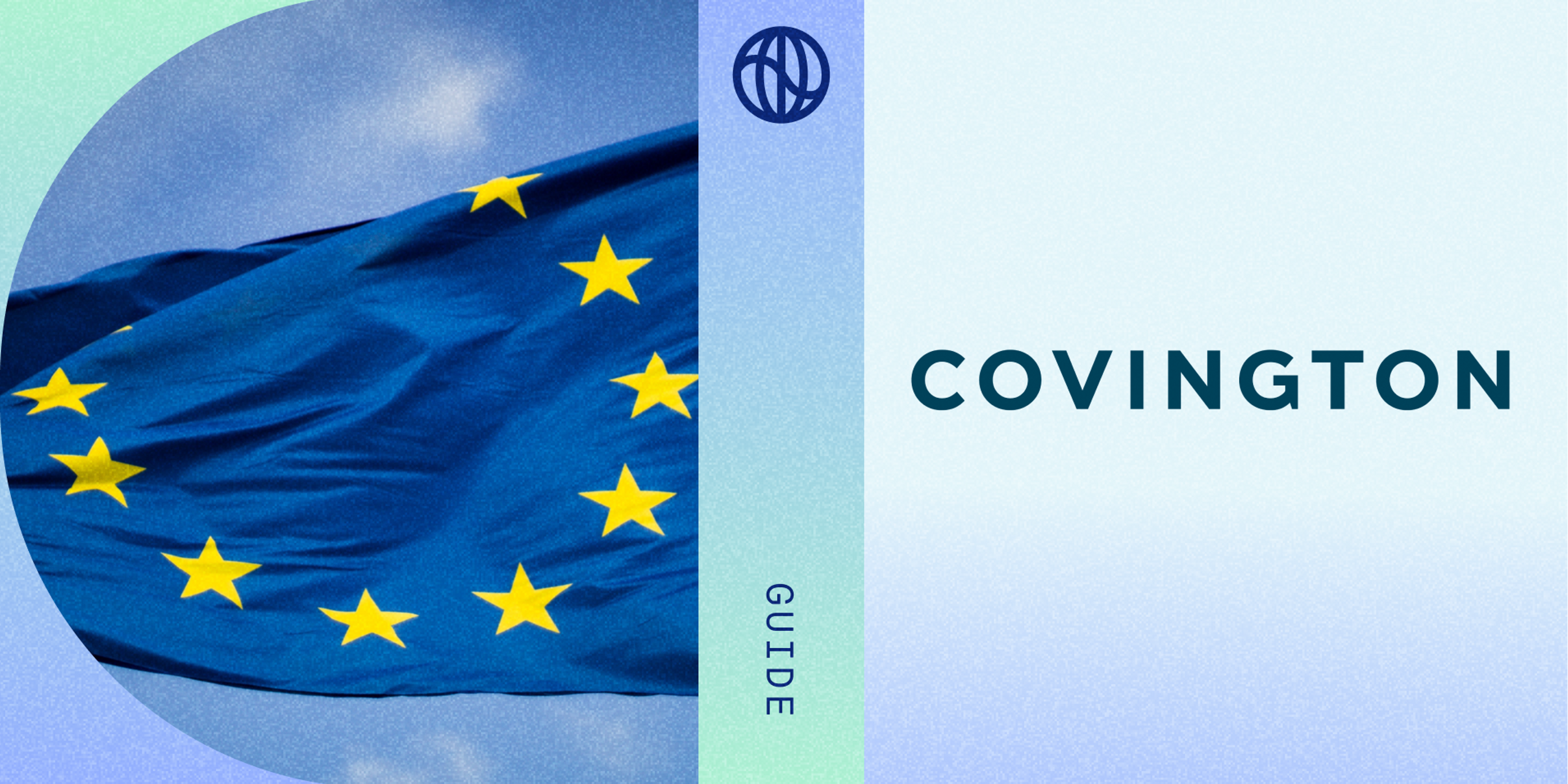 EU Flag plus Covington logo