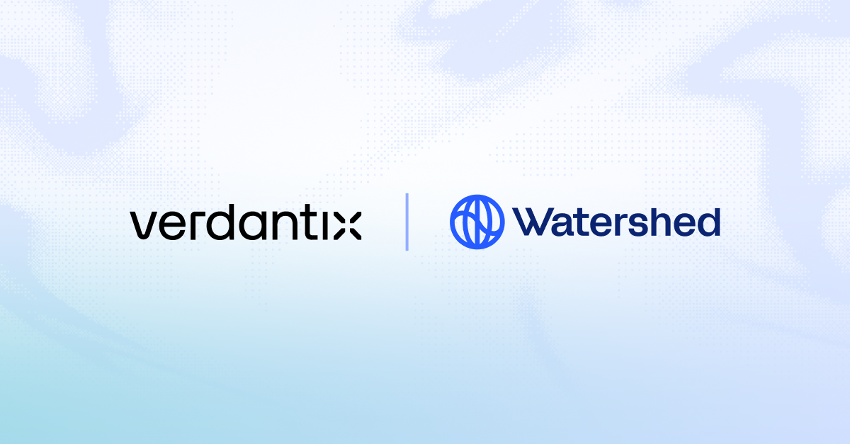 Verdantix and Watershed logos