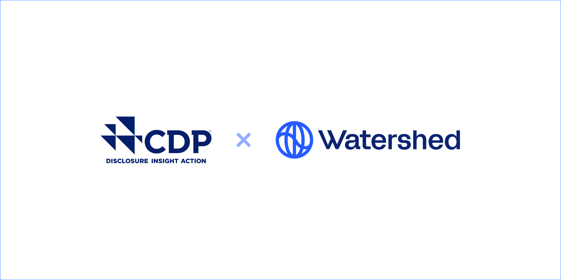 CDP and Watershed logos