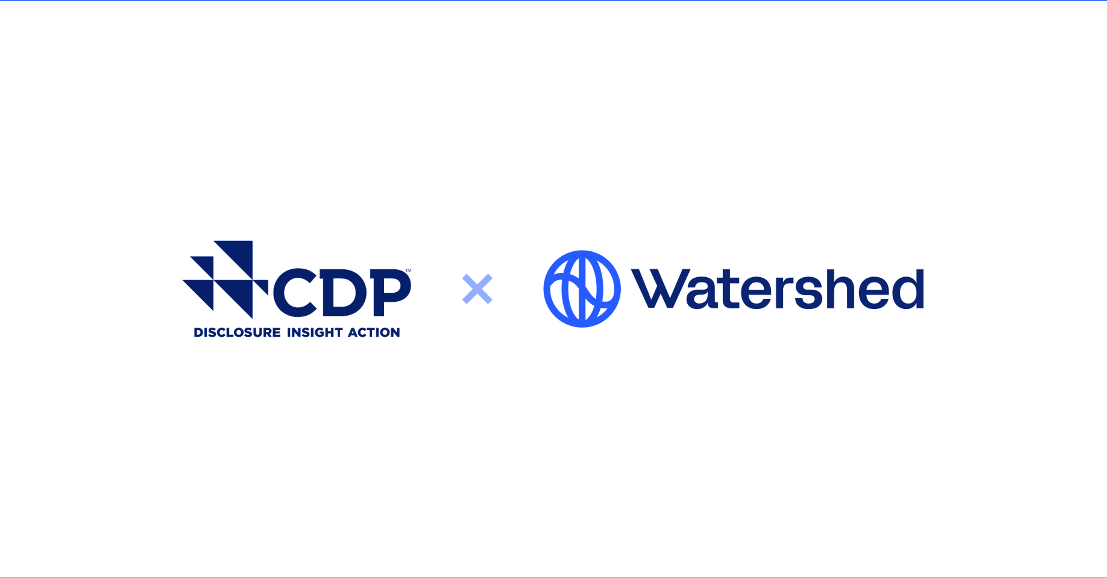 CDP and Watershed logos