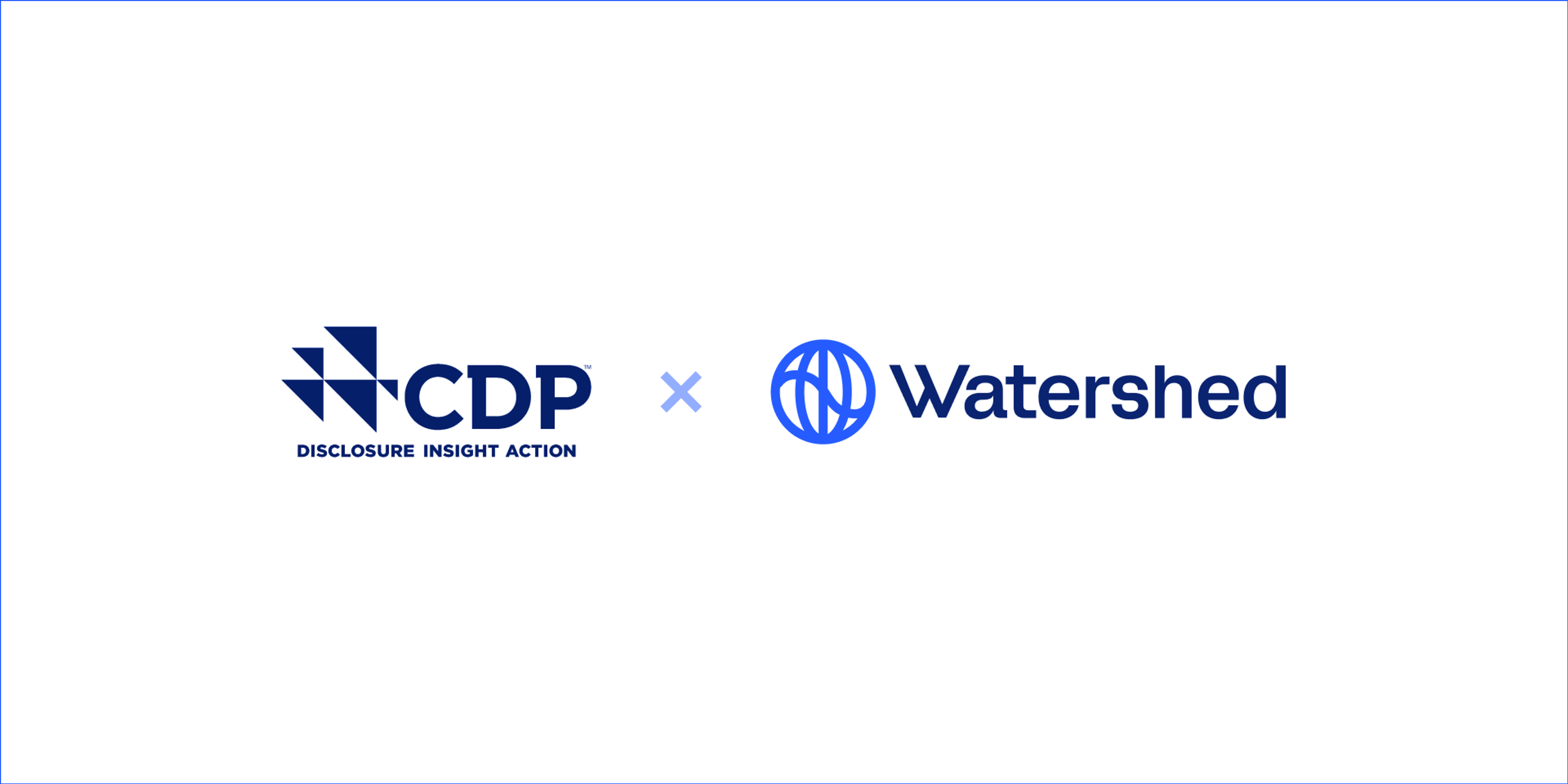 CDP and Watershed logos