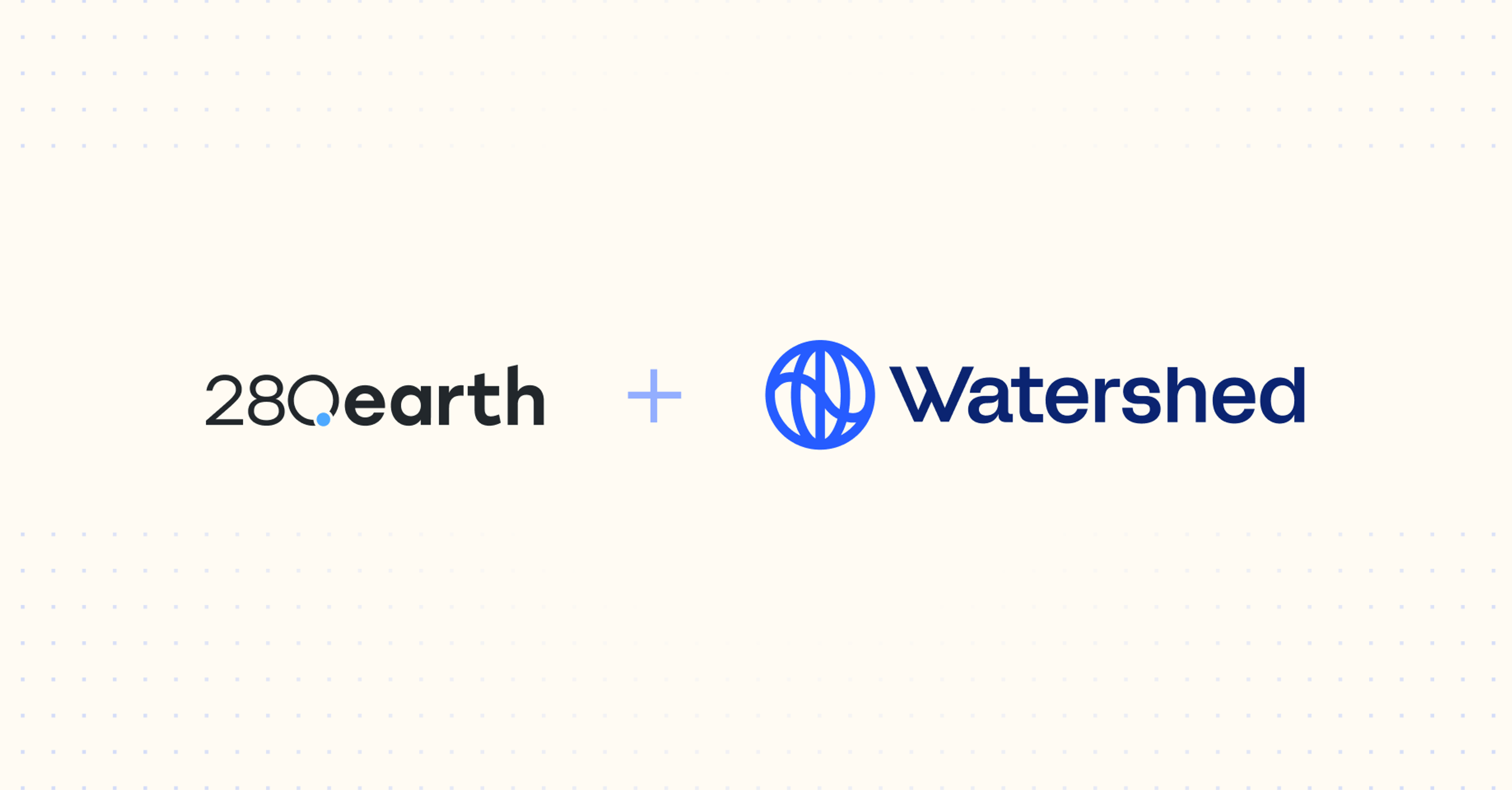 280 Earth and Watershed logos