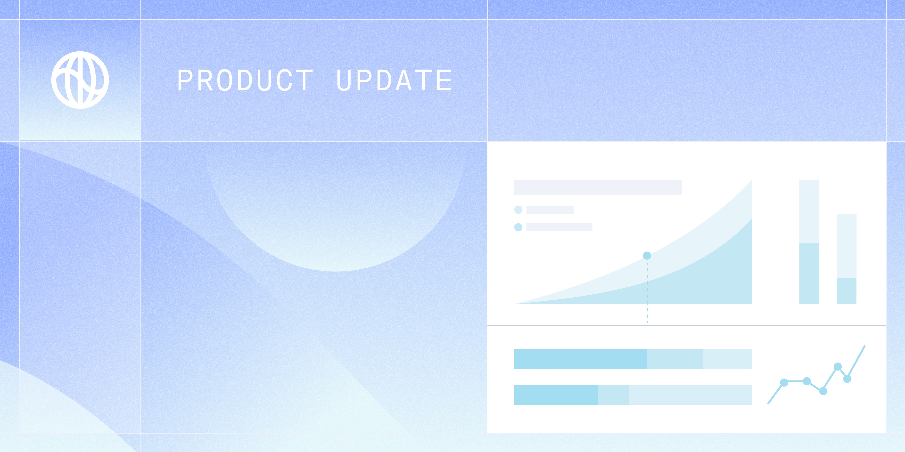 image showing graph and the words: Product Update