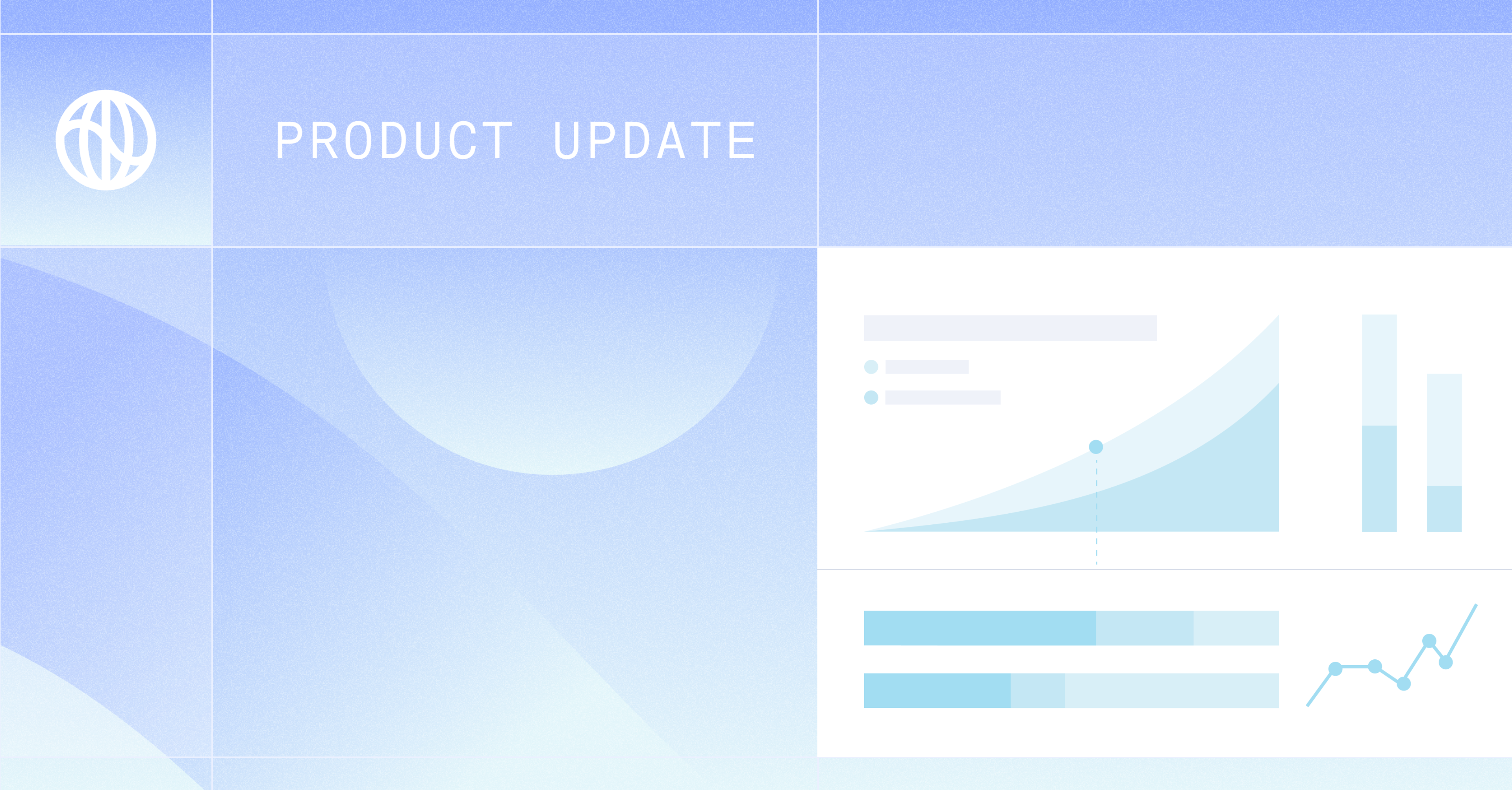 image showing graph and the words: Product Update
