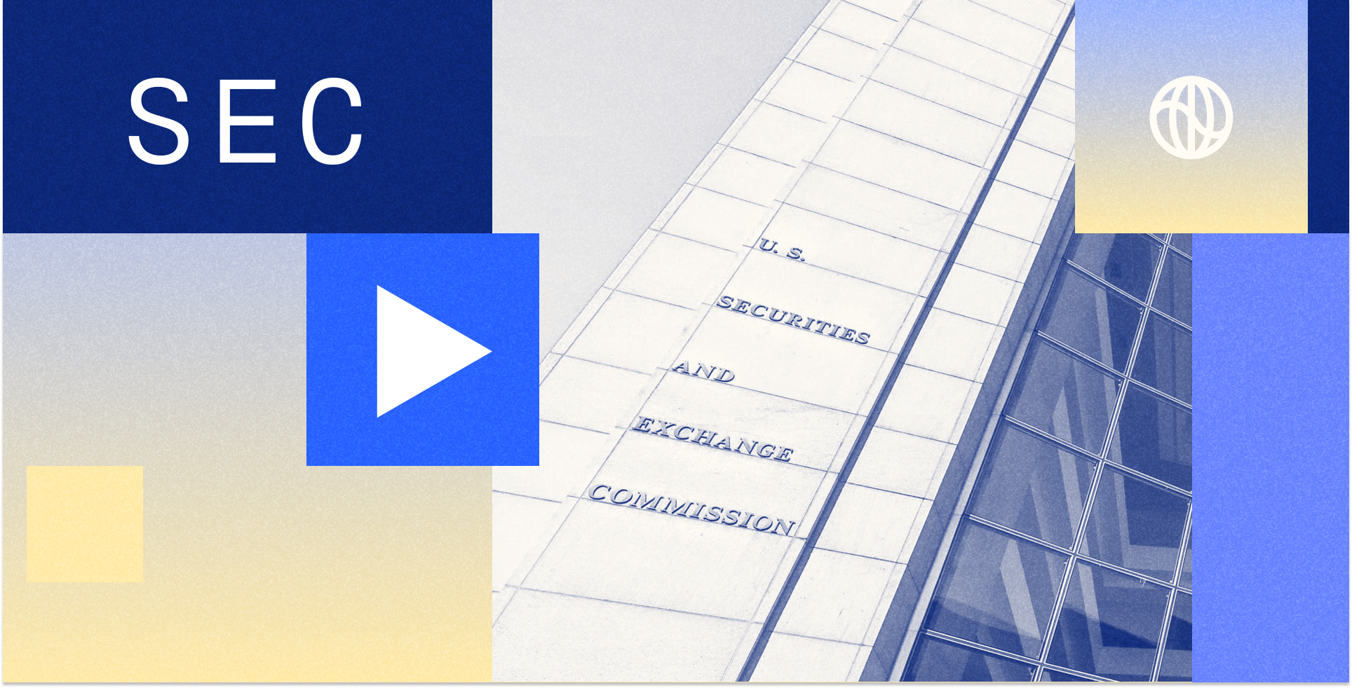 An image of the SEC building with watershed's logo