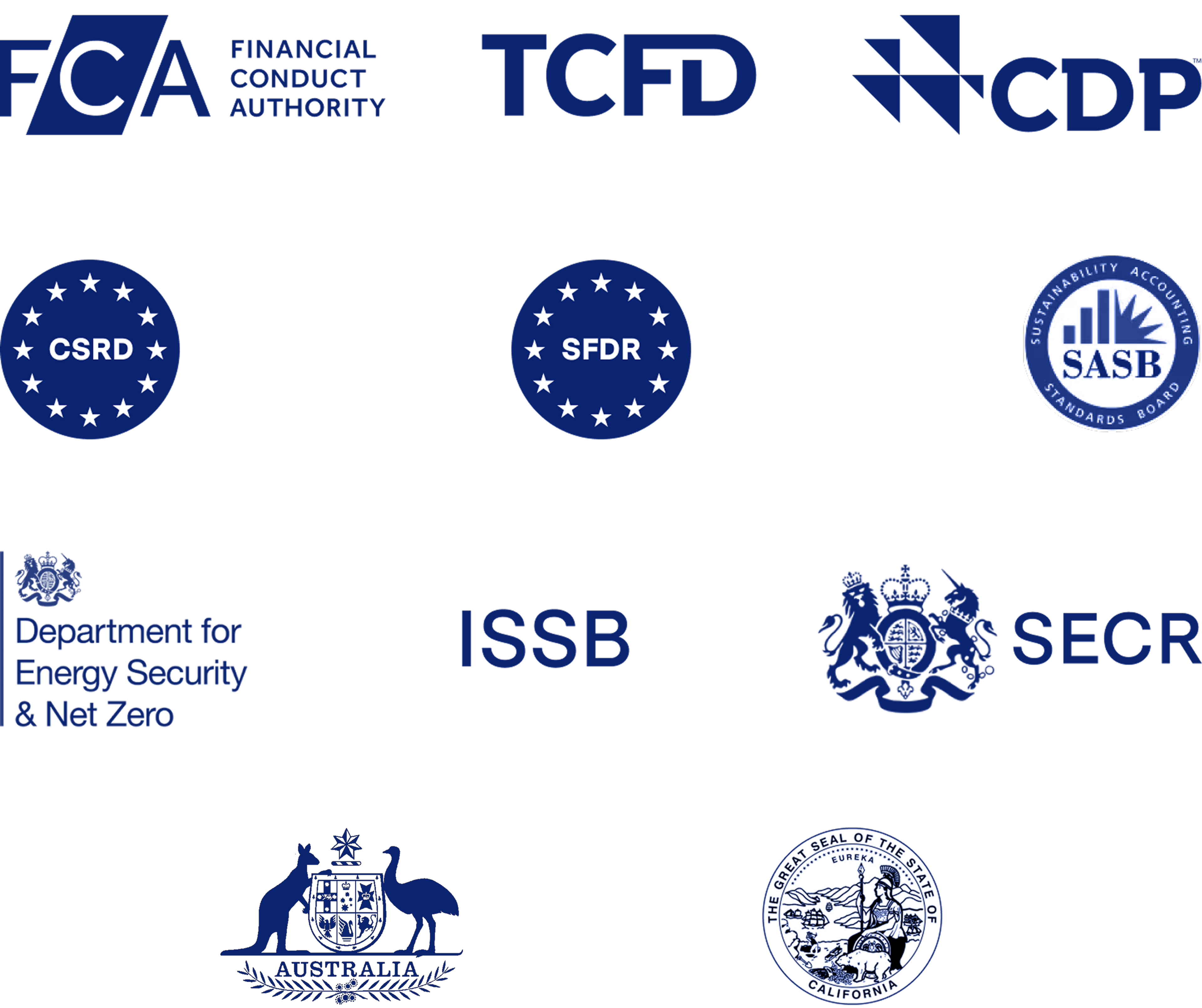 Reporting standard logos