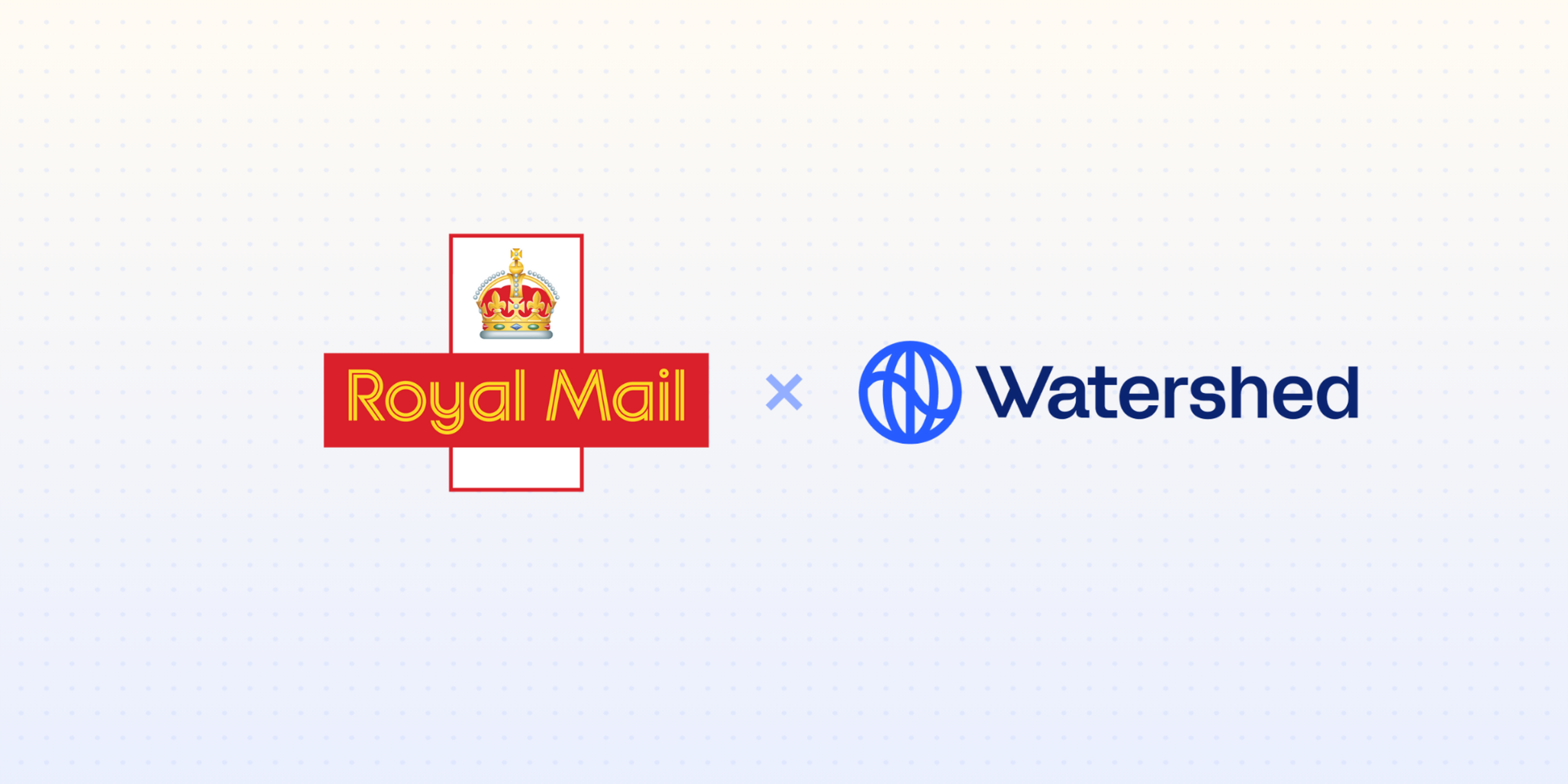 Royal Mail and Watershed logos