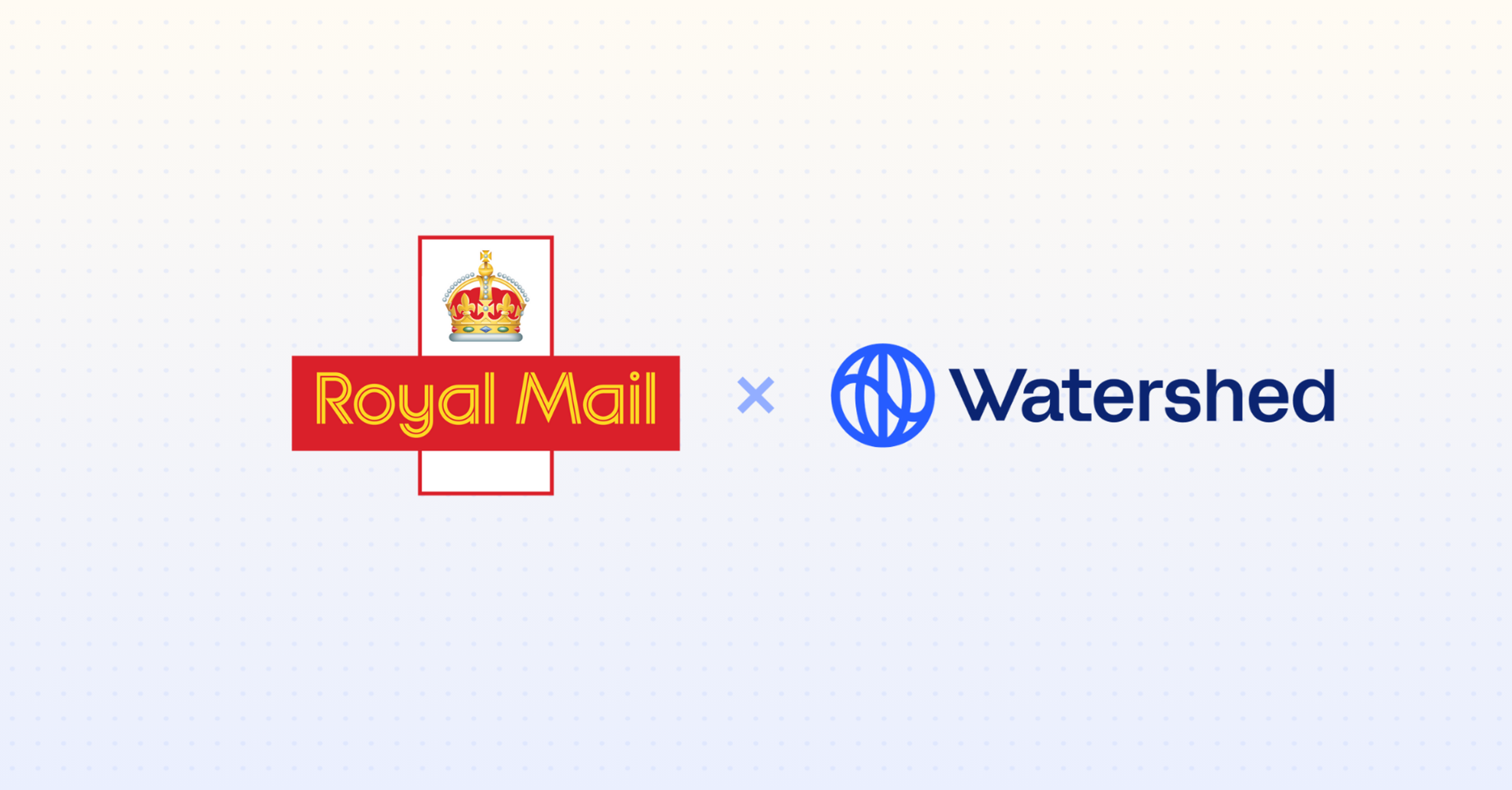 Royal Mail and Watershed logos