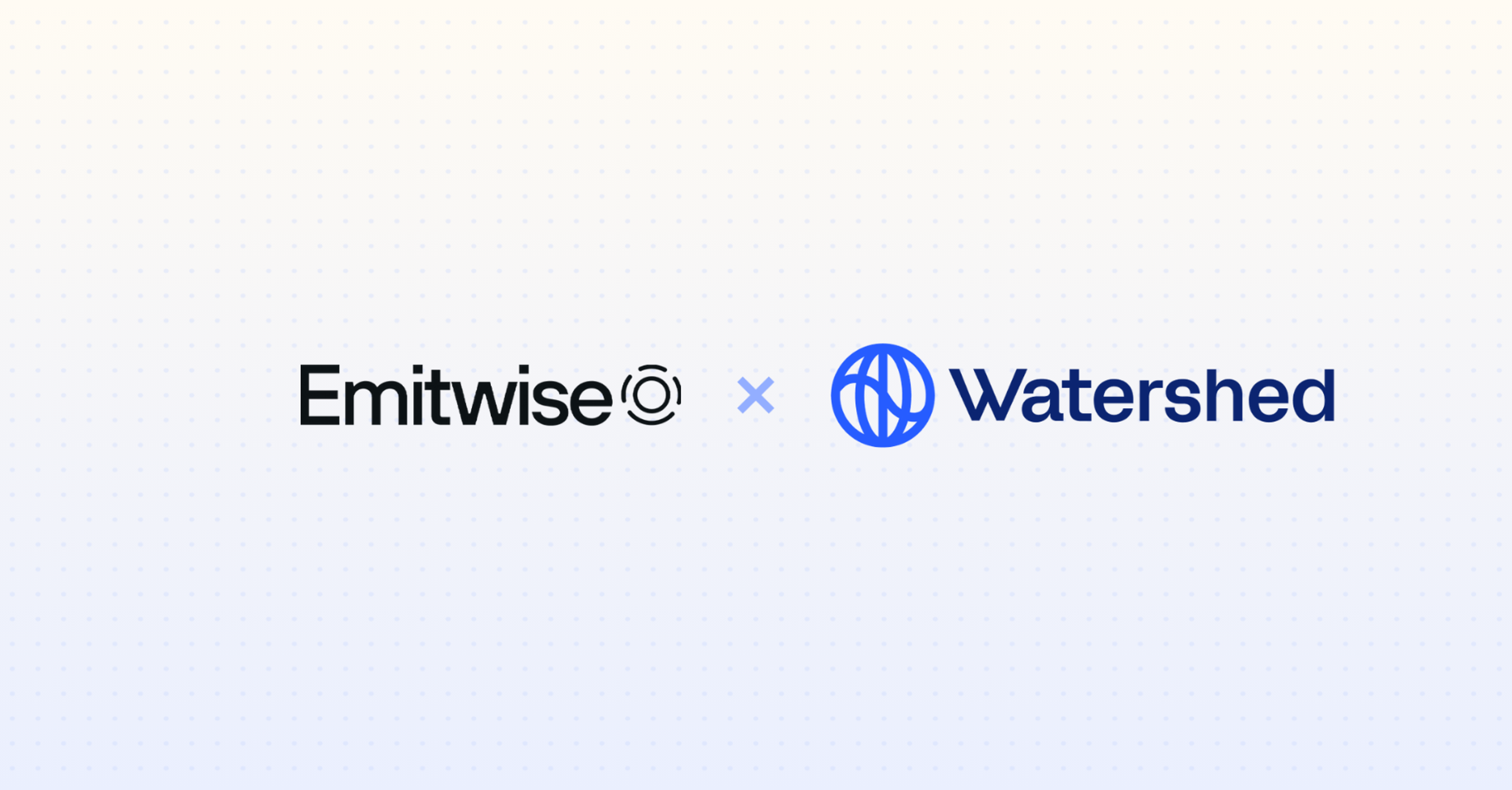 Emitwise and Watershed logos