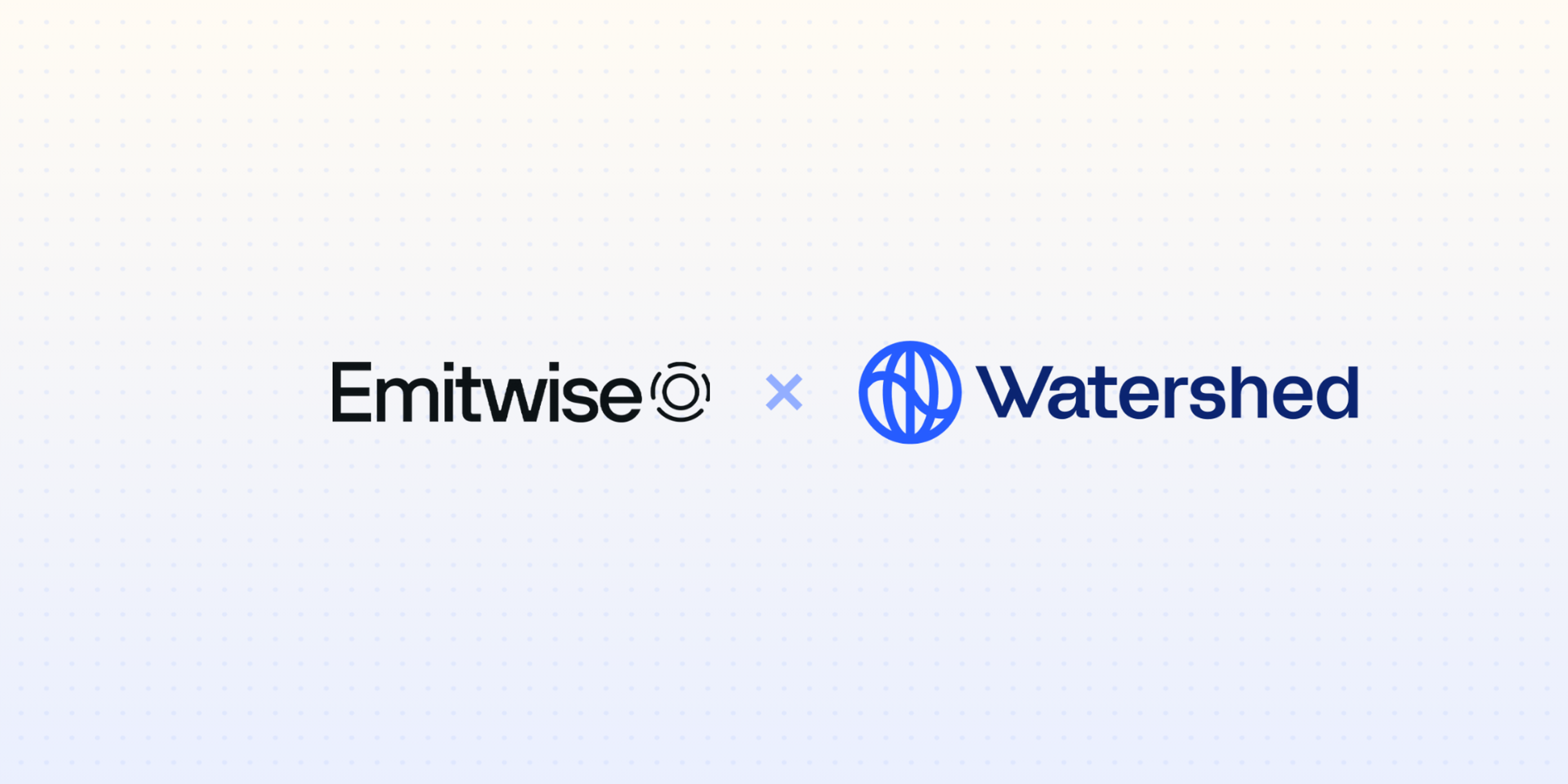 Emitwise and Watershed logos