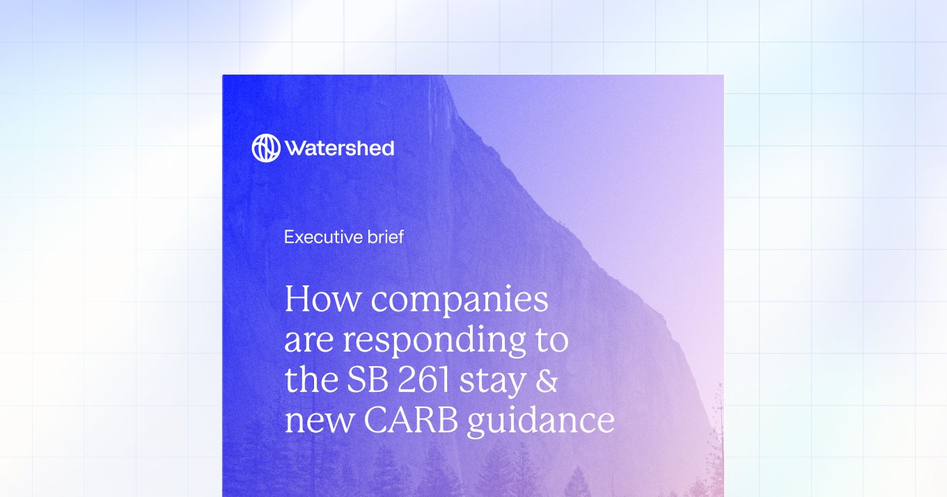 California executive brief cover page