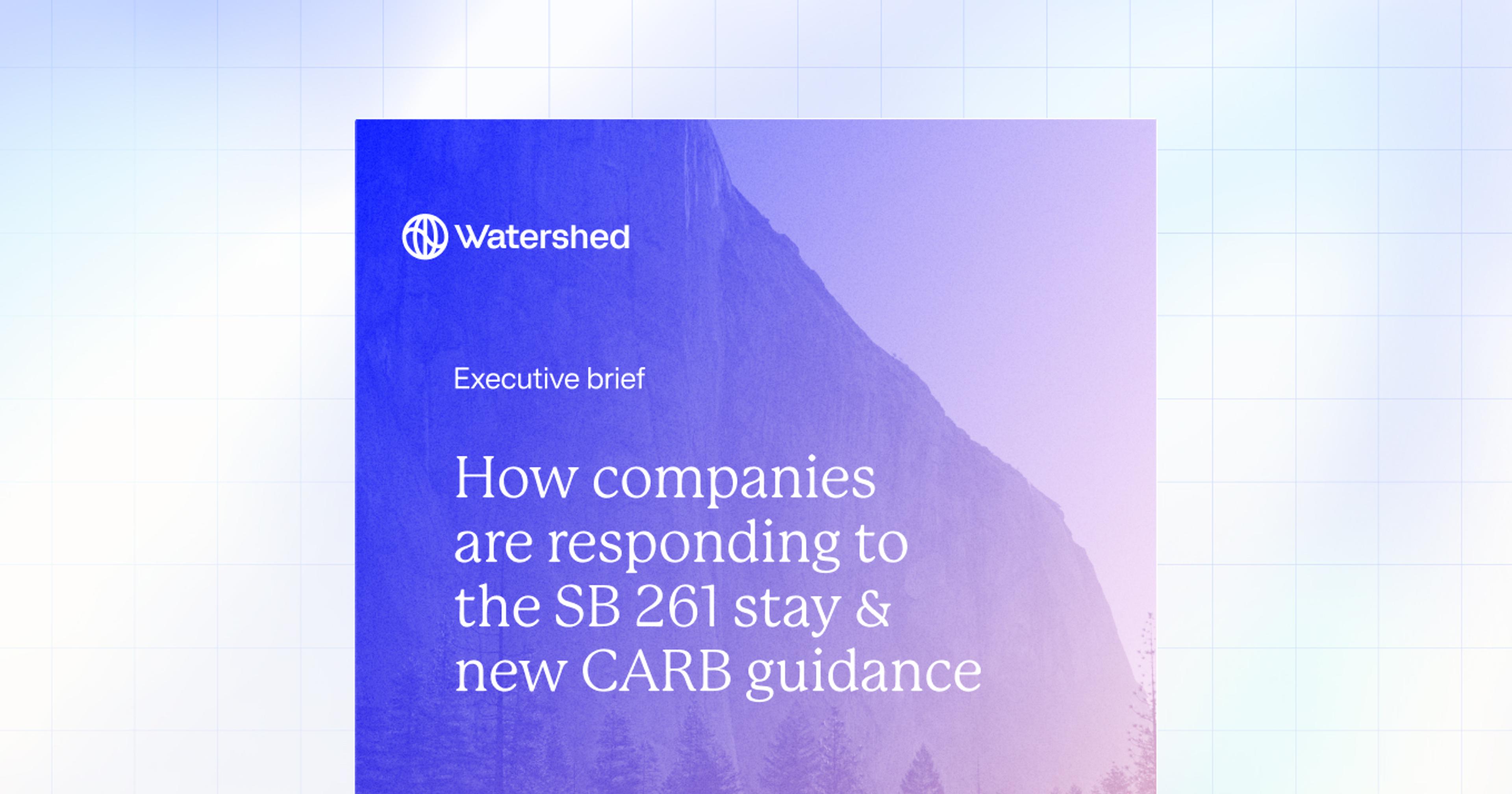 California executive brief cover page