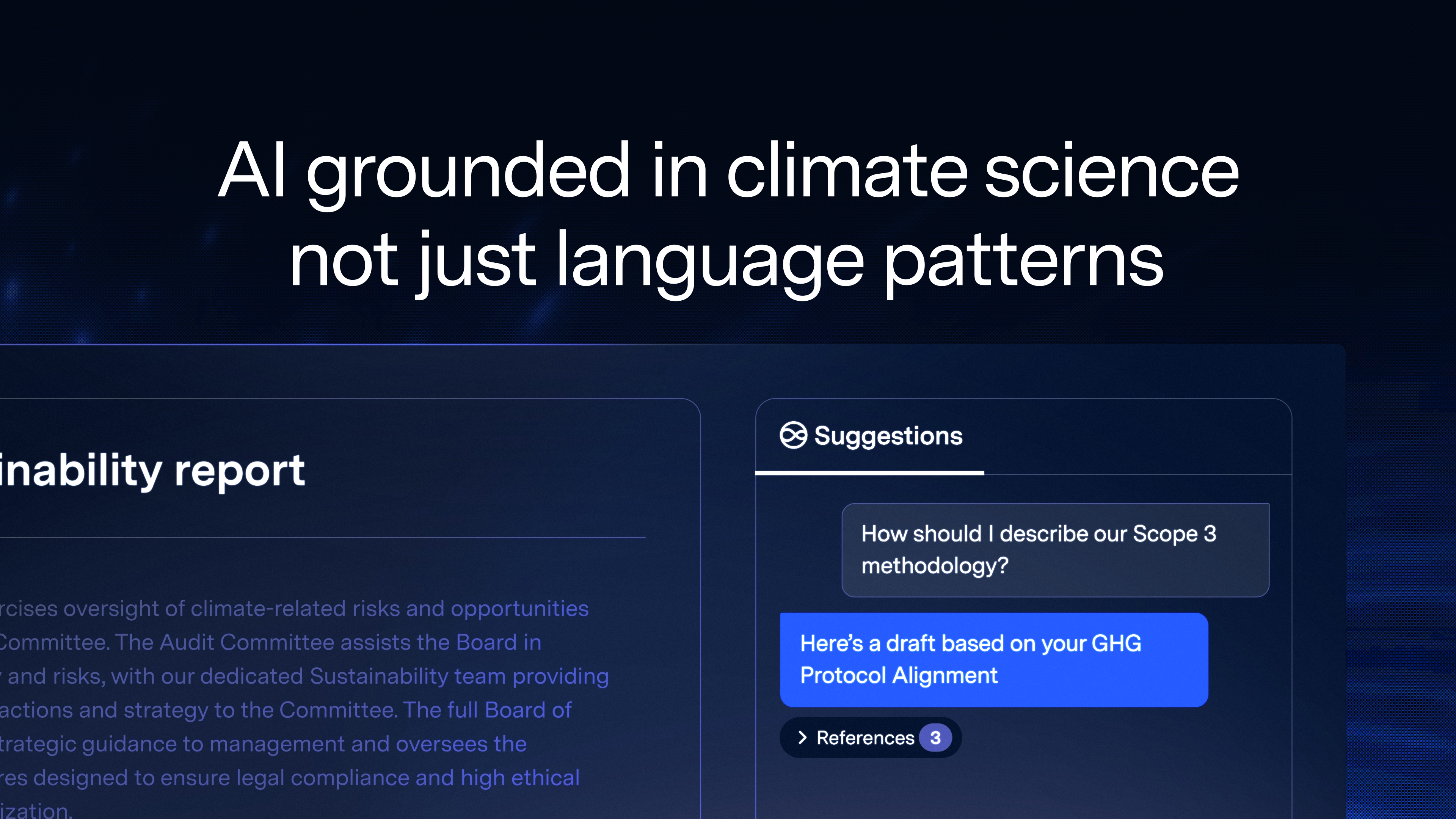 video thumbnail showing an AI conversation