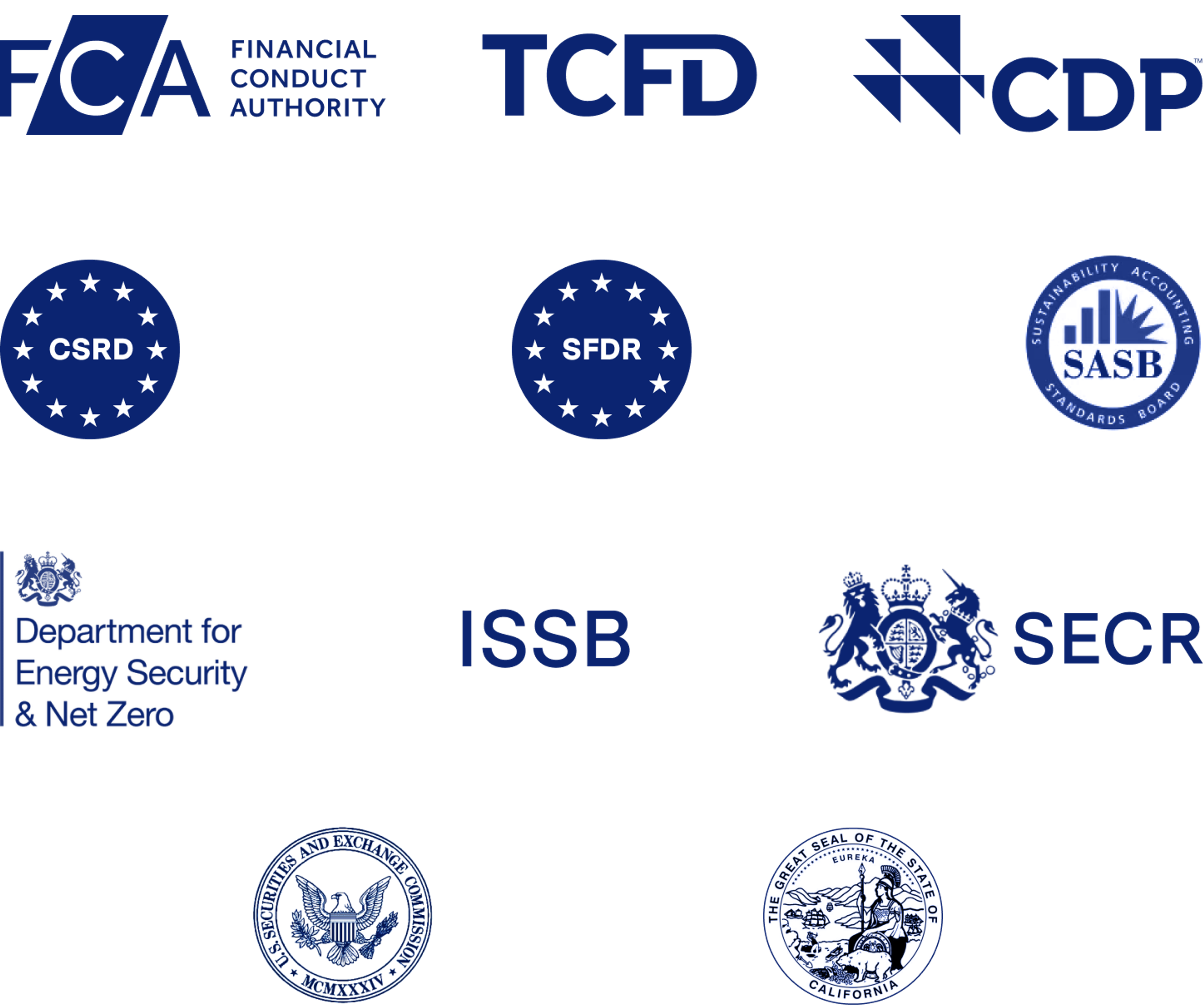 Reporting standard logos