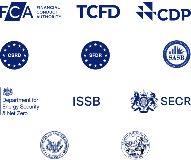 Reporting standard logos