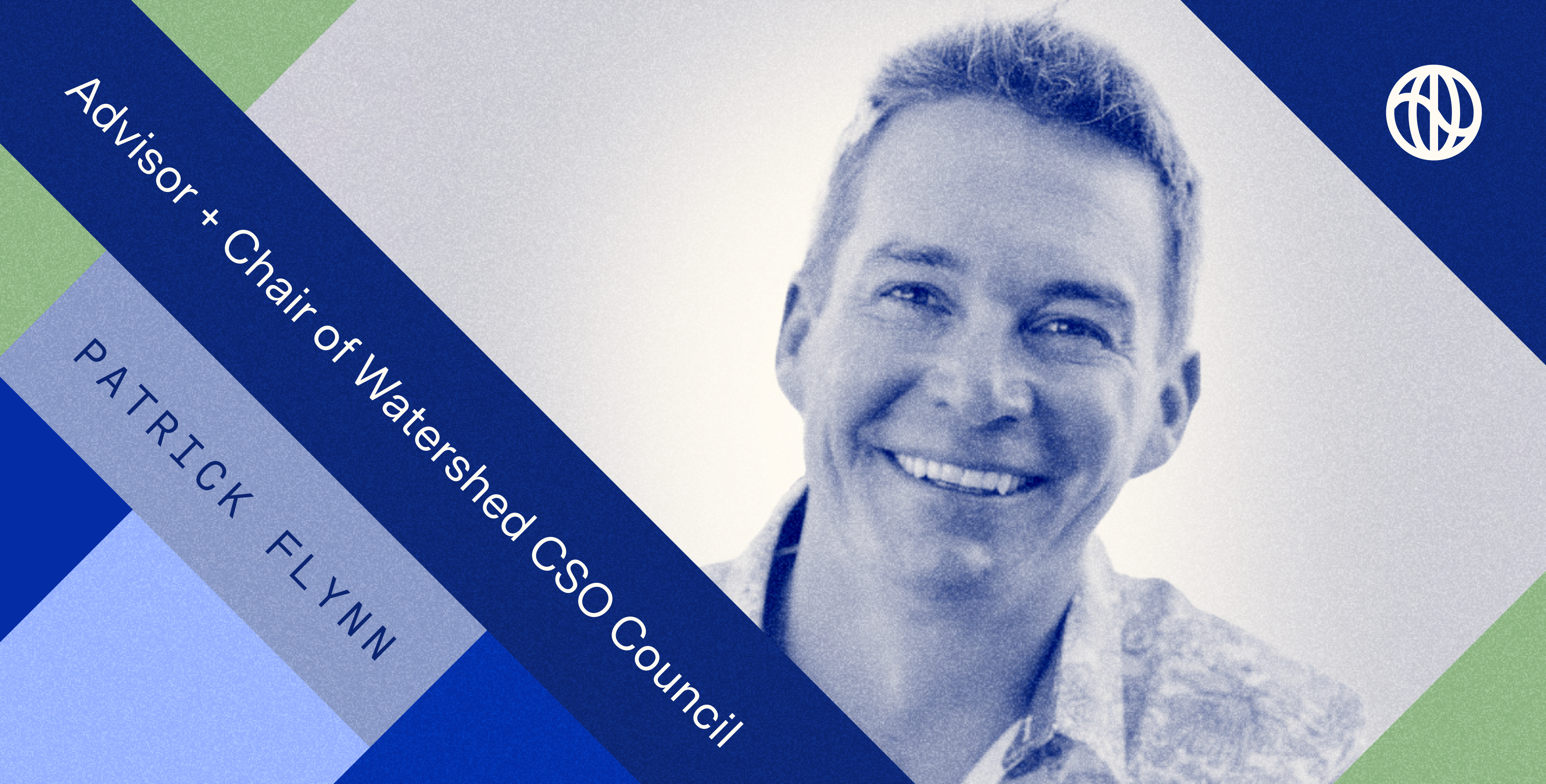 an image of Patrick Flynn welcoming him as an advisor to watershed