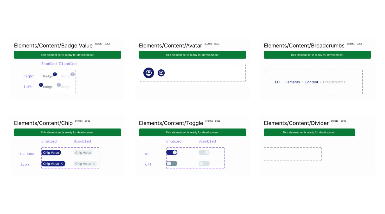 Atomic Component Library (Badges, Toggles, Inputs)