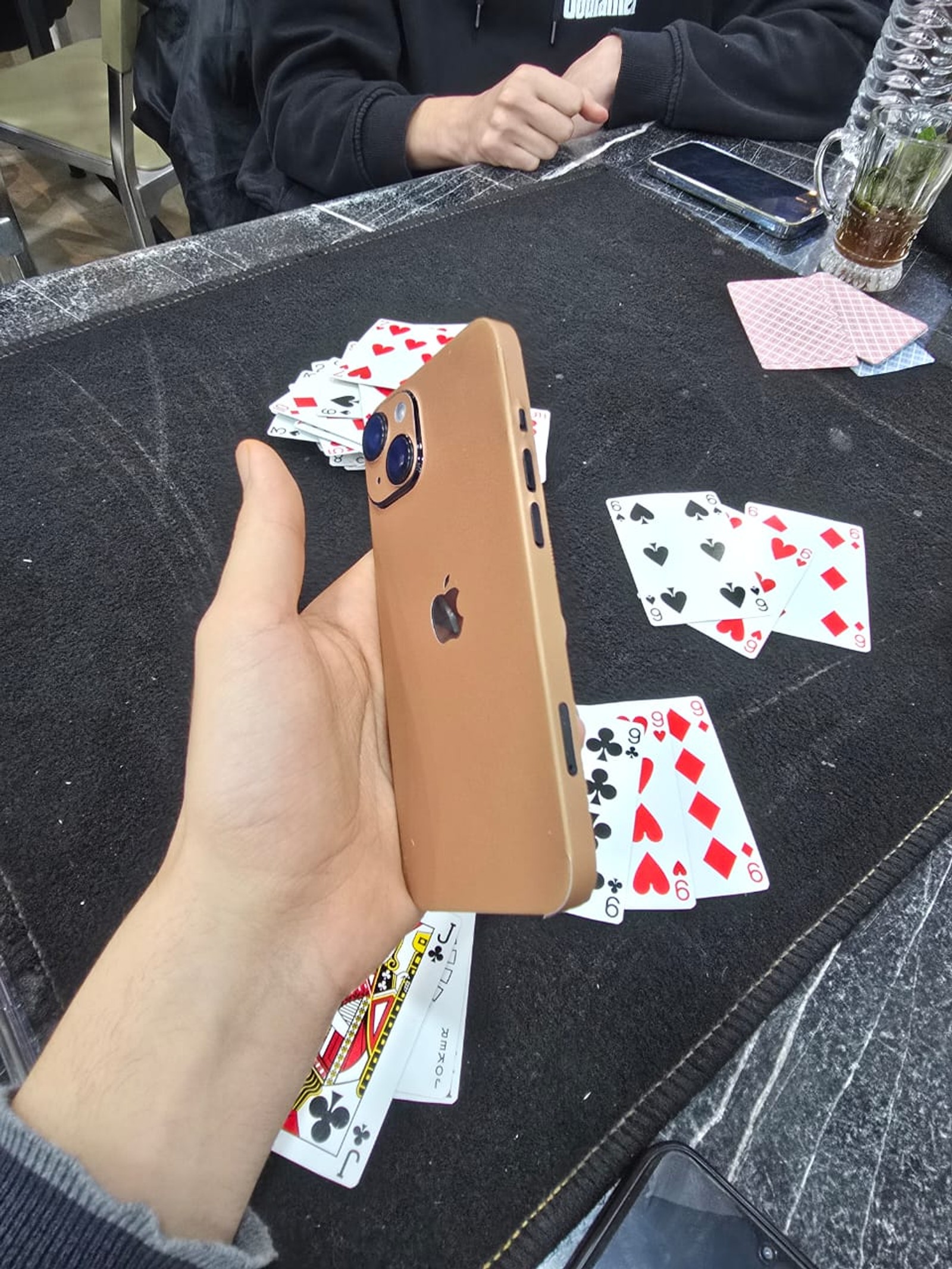 unicolor brown (coffee) on iphone 14