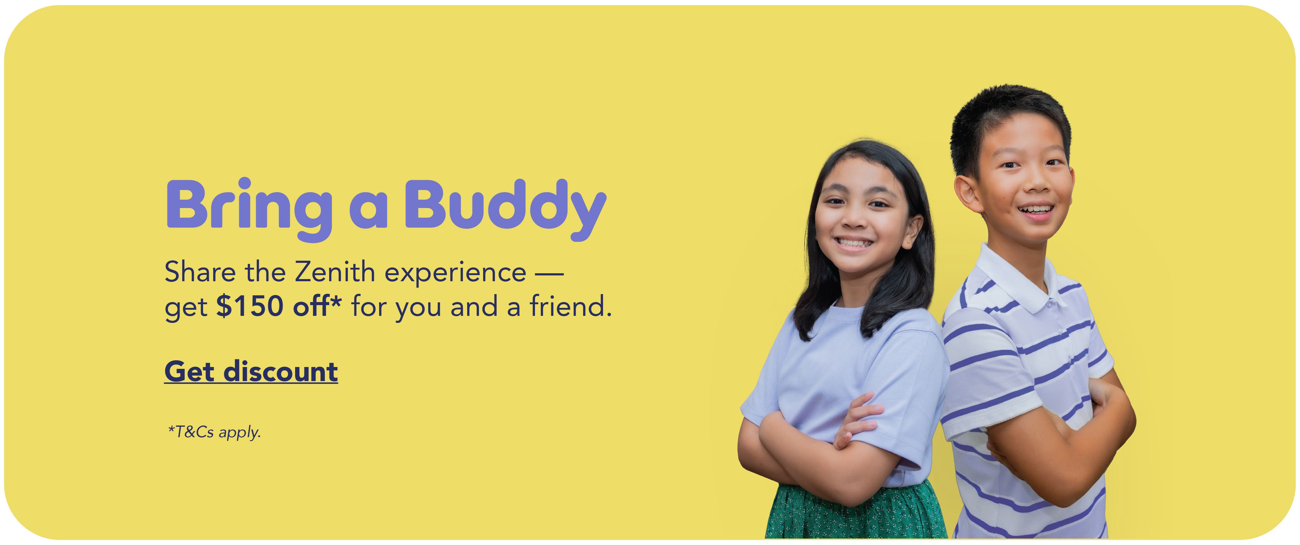 Zenith Academy Referral campaign
