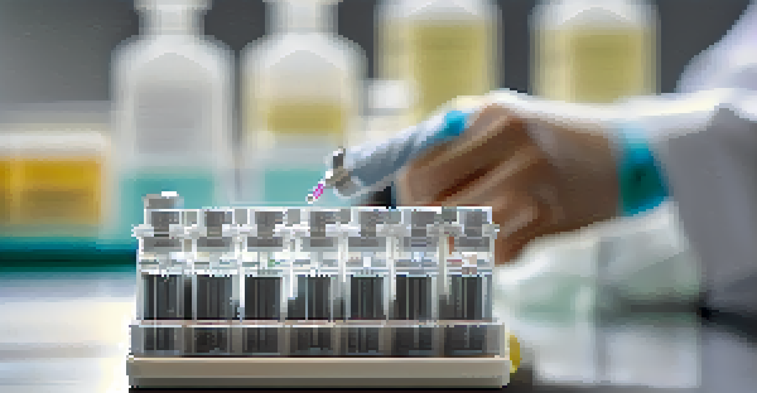 A close-up of a healthcare professional preparing a vaccine dose in a sterile environment.