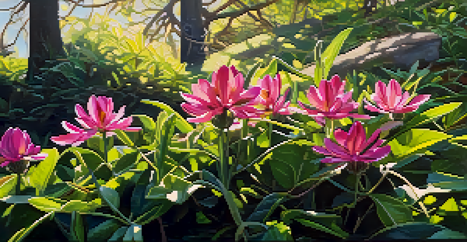 A detailed view of a blooming wildflower in a park in San Francisco, showcasing the local flora and greenery.