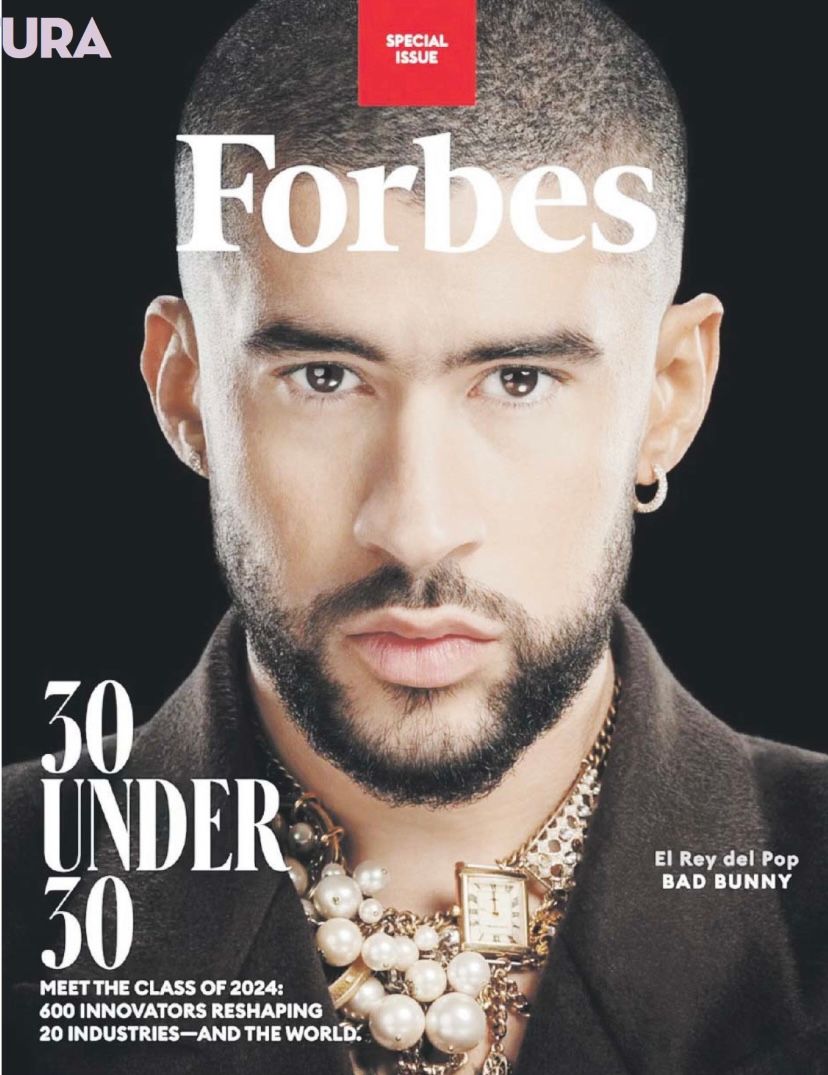 Controversia luego de que Bad Bunny fuera nombrado como el “Rey del Pop” por la revista Forbes