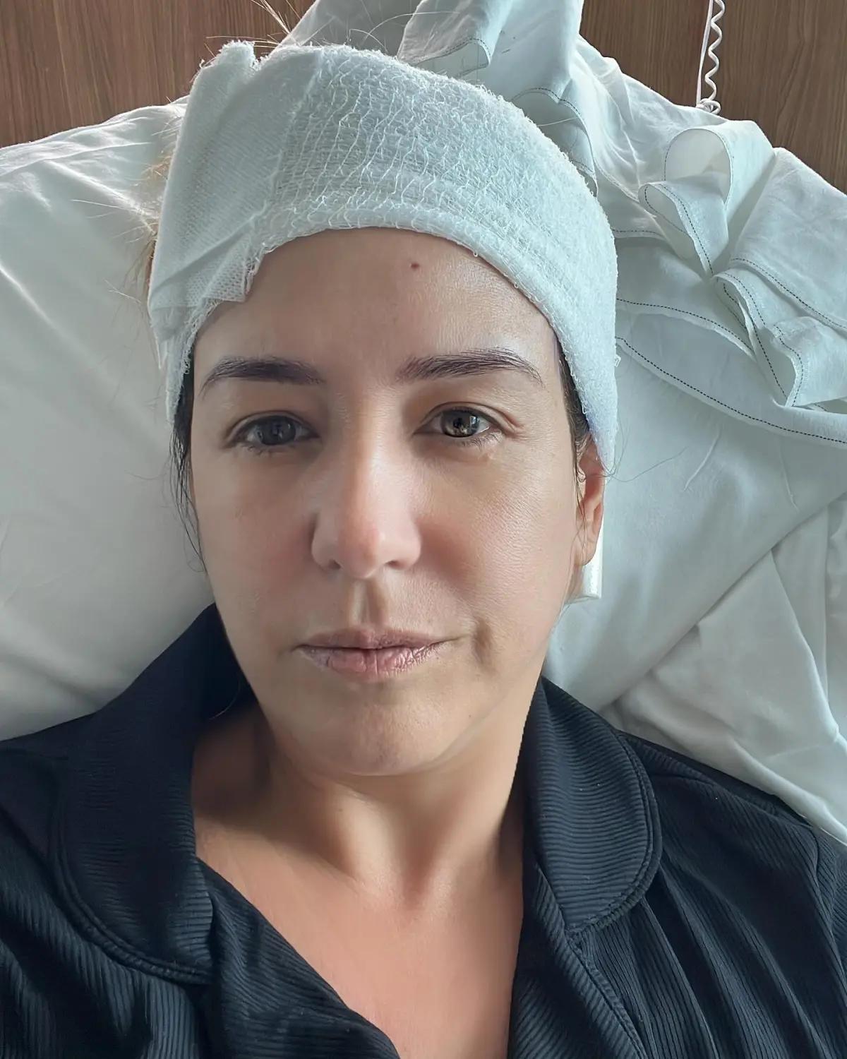 Ericka de la Vega fue operada por un tumor cerebral benigno
