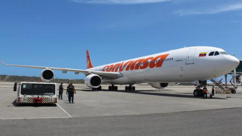 Conviasa recibió un Airbus 340-600 para su flota de aviones. SOSPECHOSO: fue de las pocas aerolíneas en el mundo que creció a pesar de la pandemia